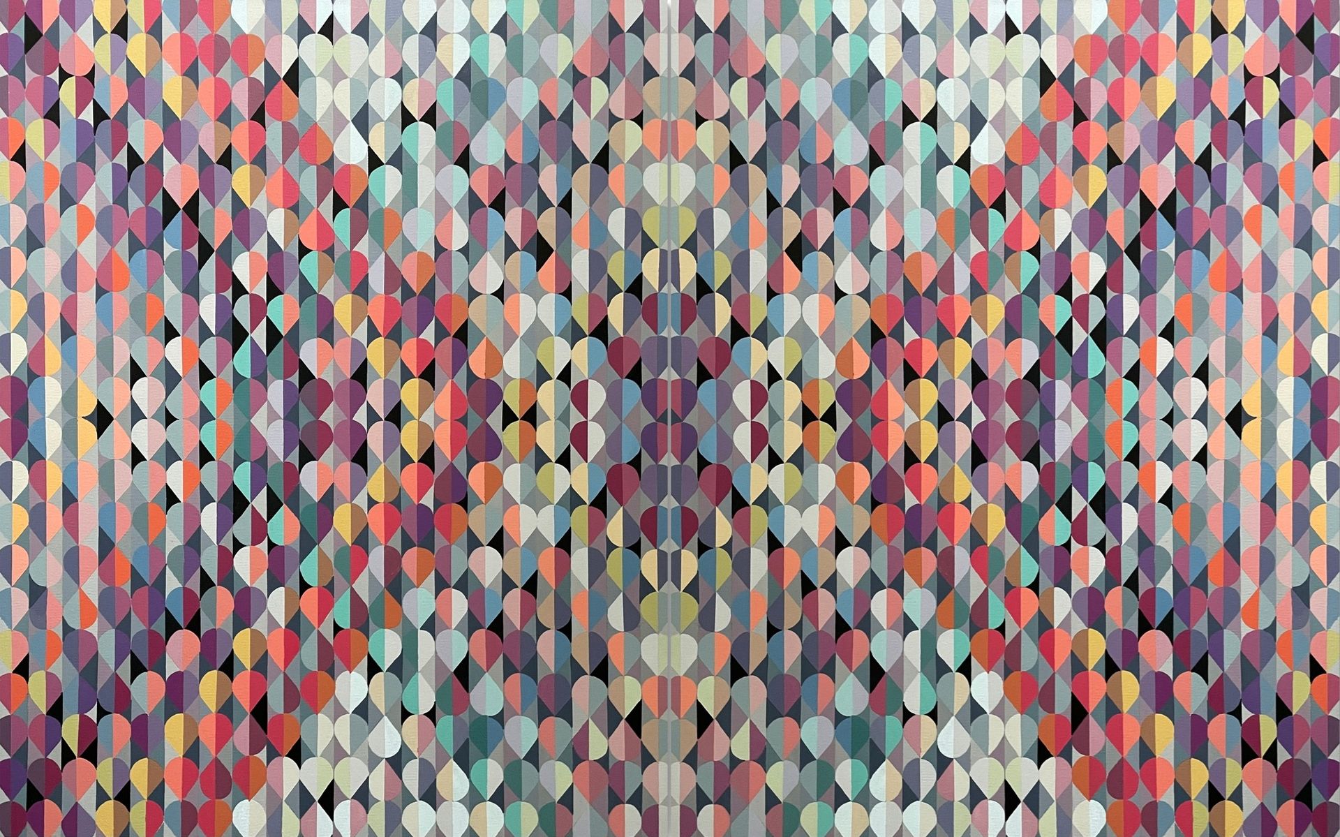 Марина Астахова (Картина, живопись - 
                  160 x 100 см) Диптих "Drops of Joy Peruvian True"