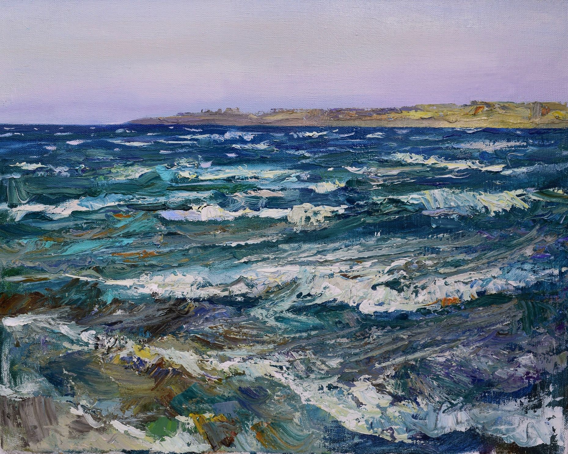 Илья Хахарев (Картина, живопись - 
                  50 x 40 см) Ветрено