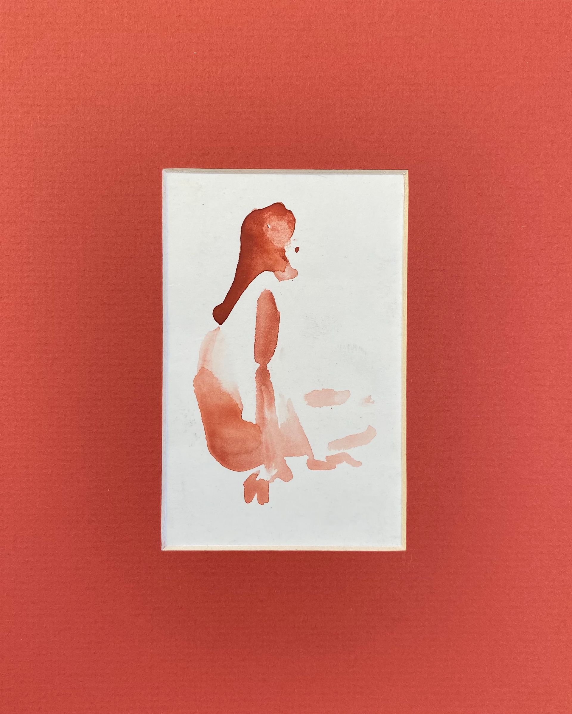 Алина Буглеева (Авторская графика - 
                  8 x 12 см) Red square