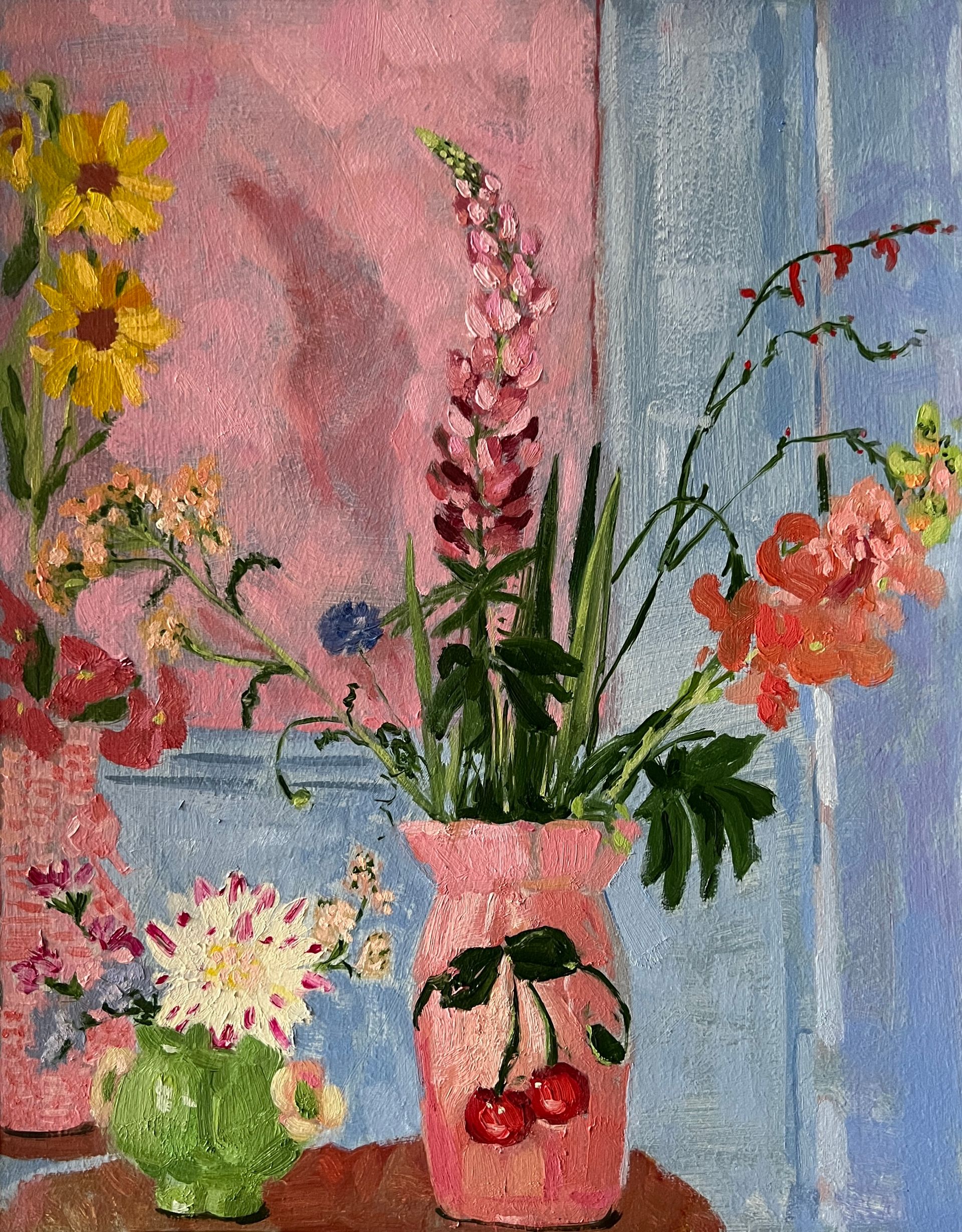 Алина Филимонова (Авторская графика - 
                  35 x 45 см) Собранные летом