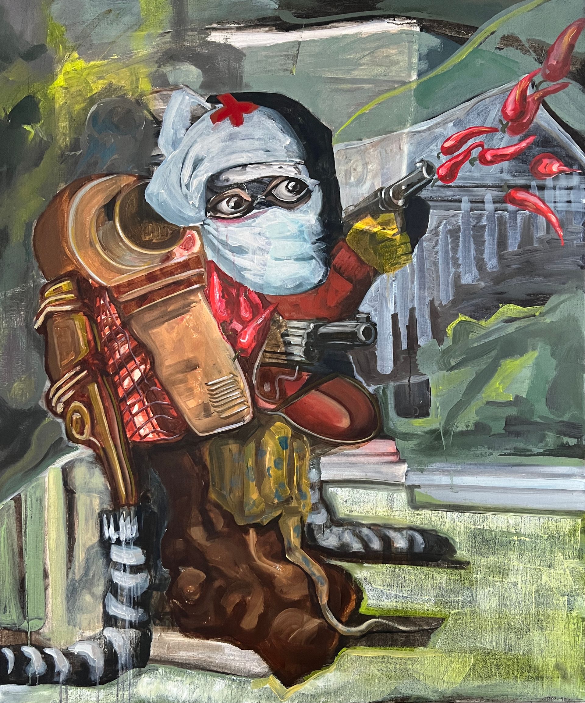 Наталья Межерицкая (Картина, живопись - 
                  100 x 120 см) Невидимый