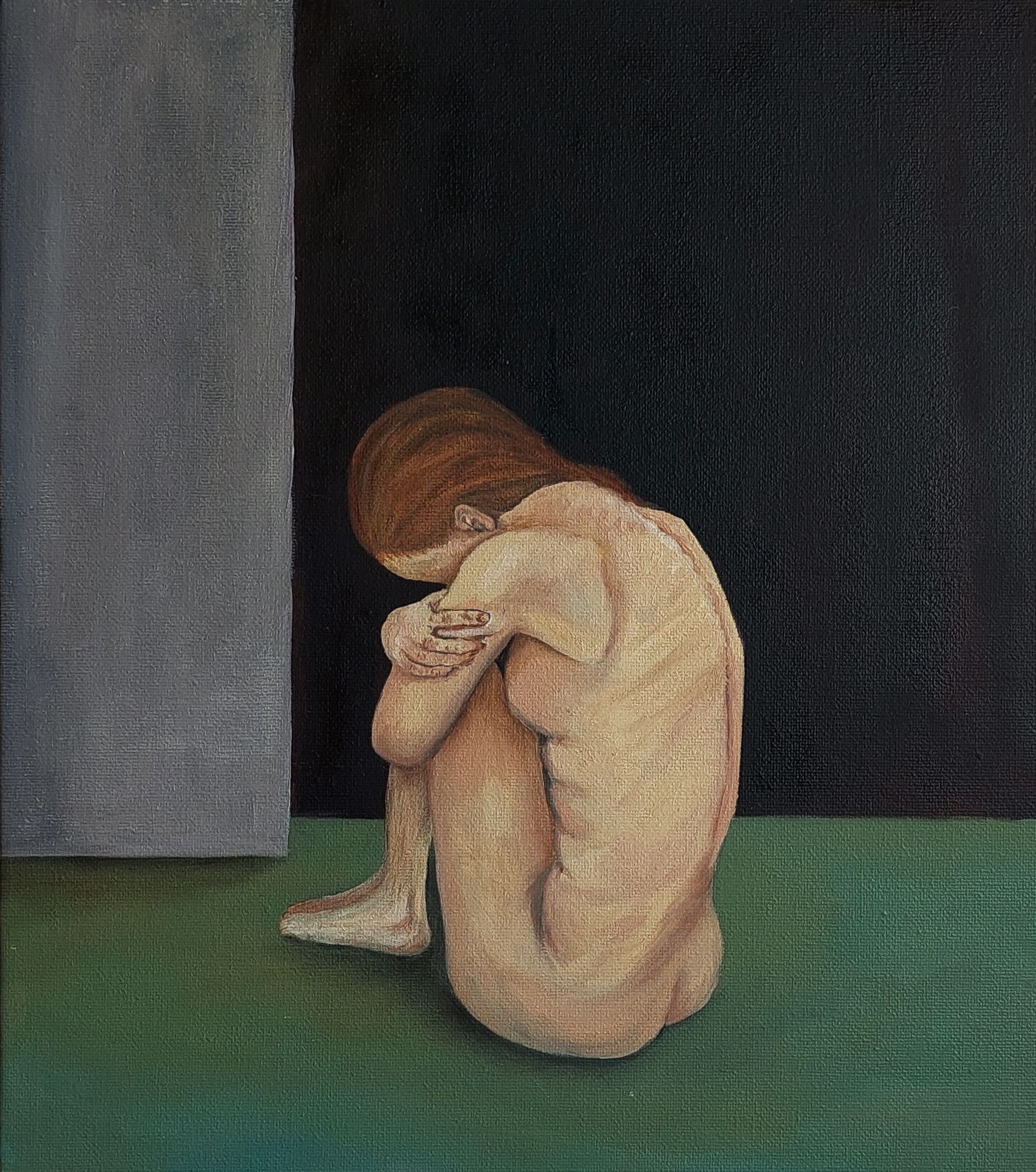 Оливия Лем (Картина, живопись - 
                  30 x 35 см) Паника