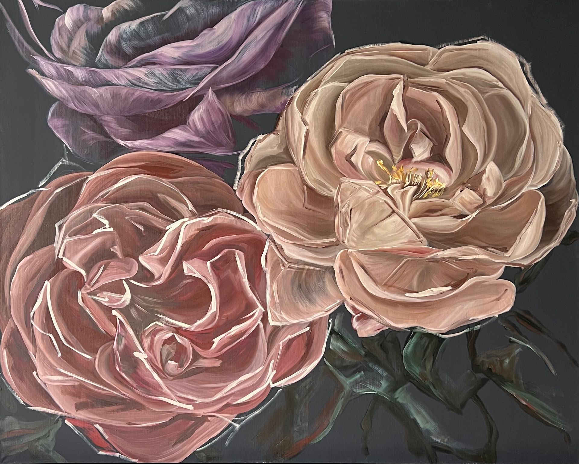 Инна Сумина (Картина, живопись - 
                  100 x 80 см) Неистовый ветер