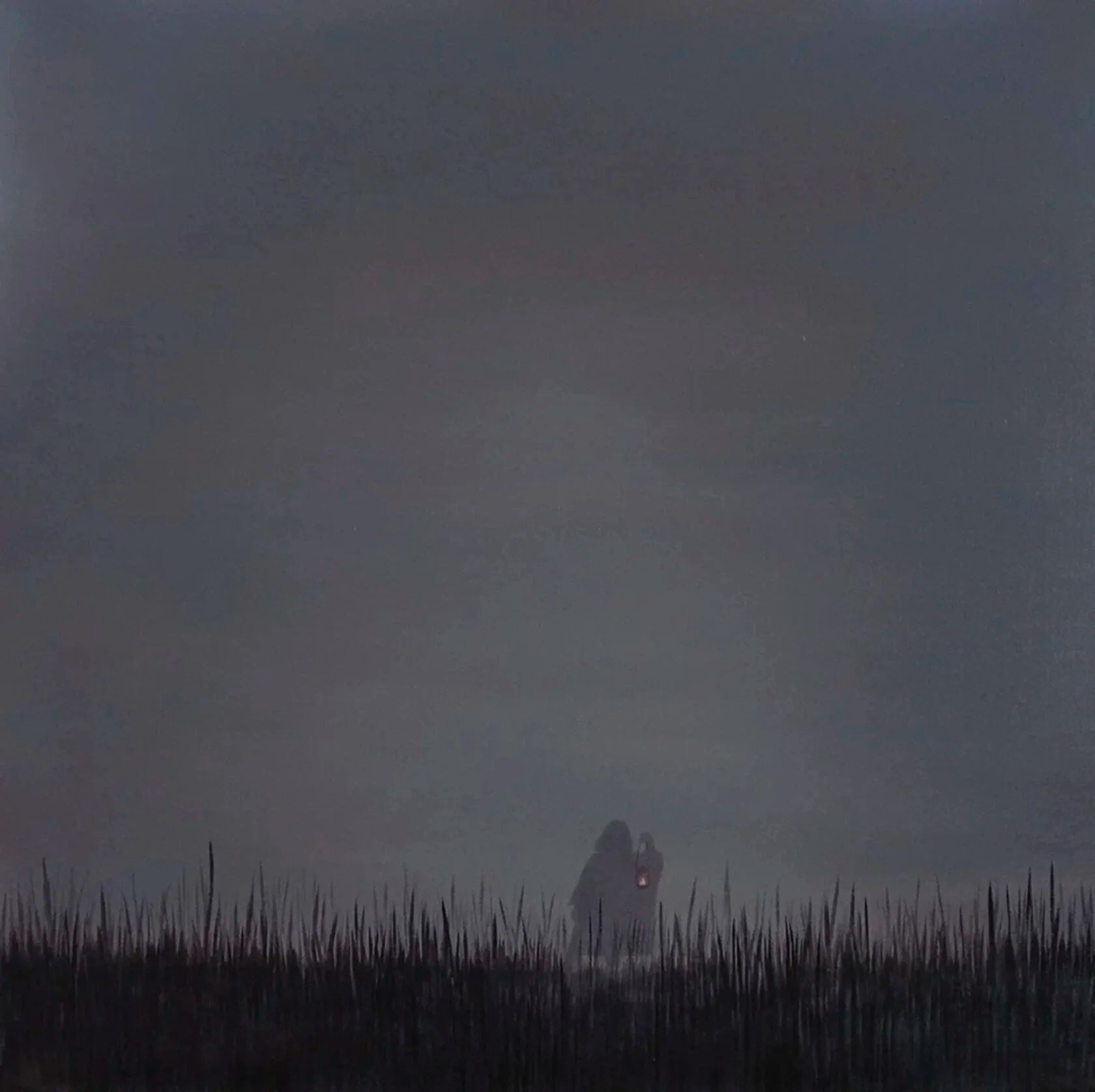 Лана Берг (Картина, живопись - 
                  50 x 50 см) В тумане