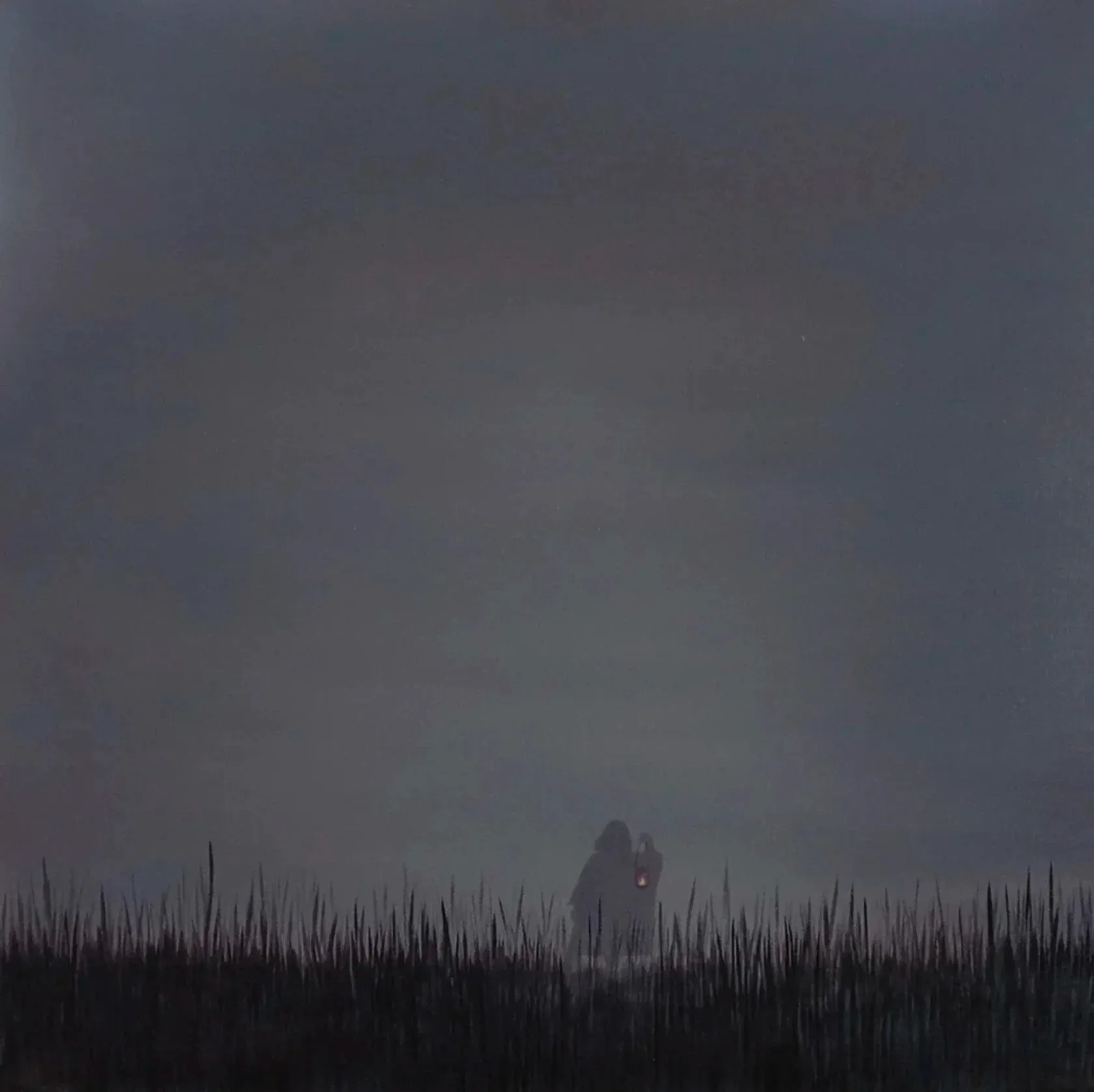 Лана Берг (Картина, живопись - 
                  50 x 50 см) В тумане