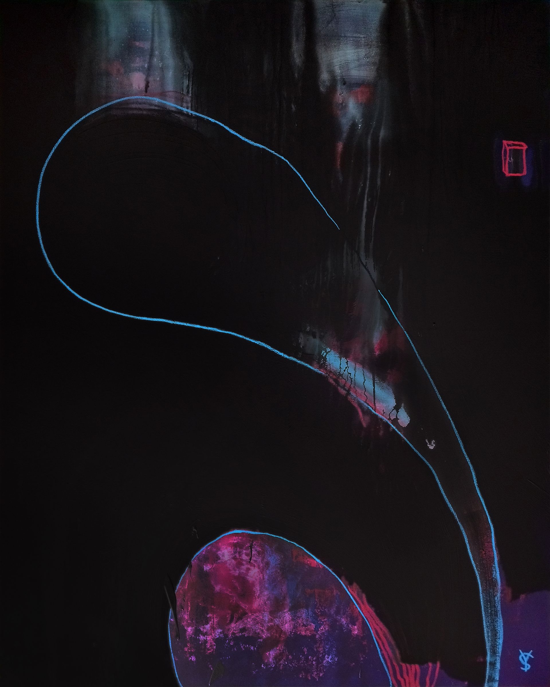 Ярослав Шеин (Картина, живопись - 
                  100 x 125 см) red-cube-13T55