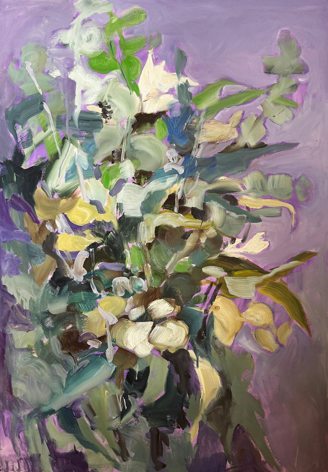 Валерия Зимятова (Картина, живопись - 
                  80 x 120 см) Преображение фиолетового