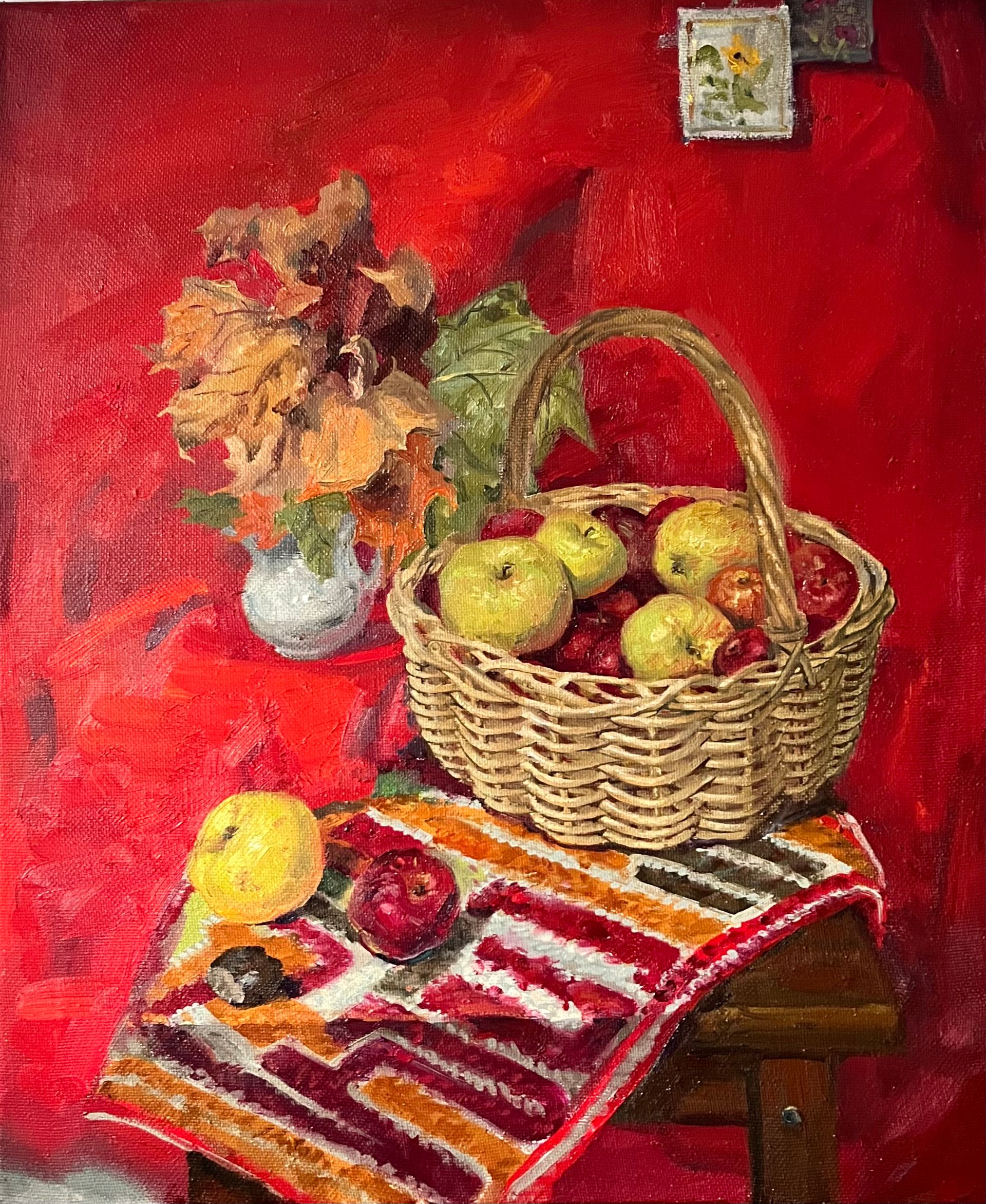Елизавета Тарасова (Картина, живопись - 
                  50 x 60 см) Ранетки