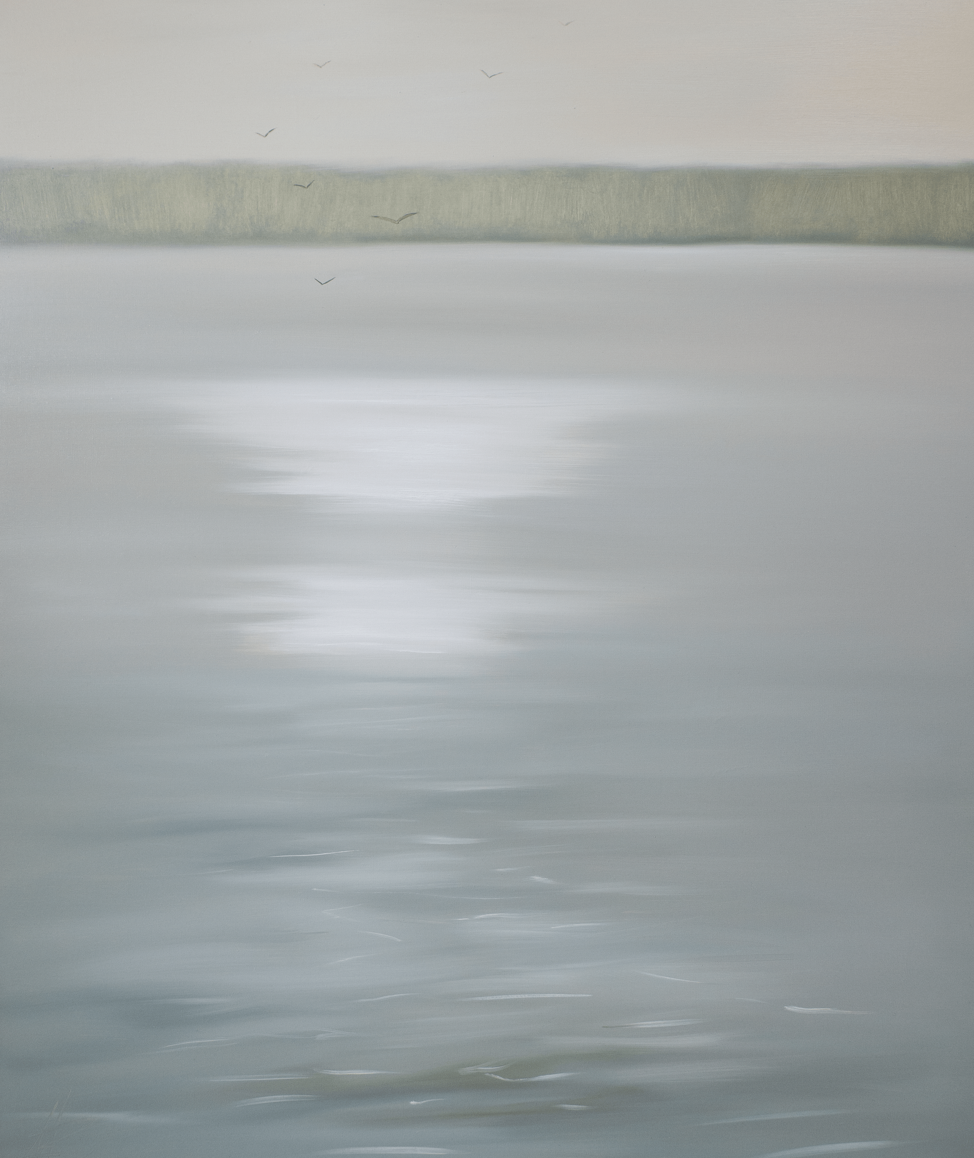 Анастасия Попова (Картина, живопись - 
                  100 x 120 см) Свет, вода и птицы