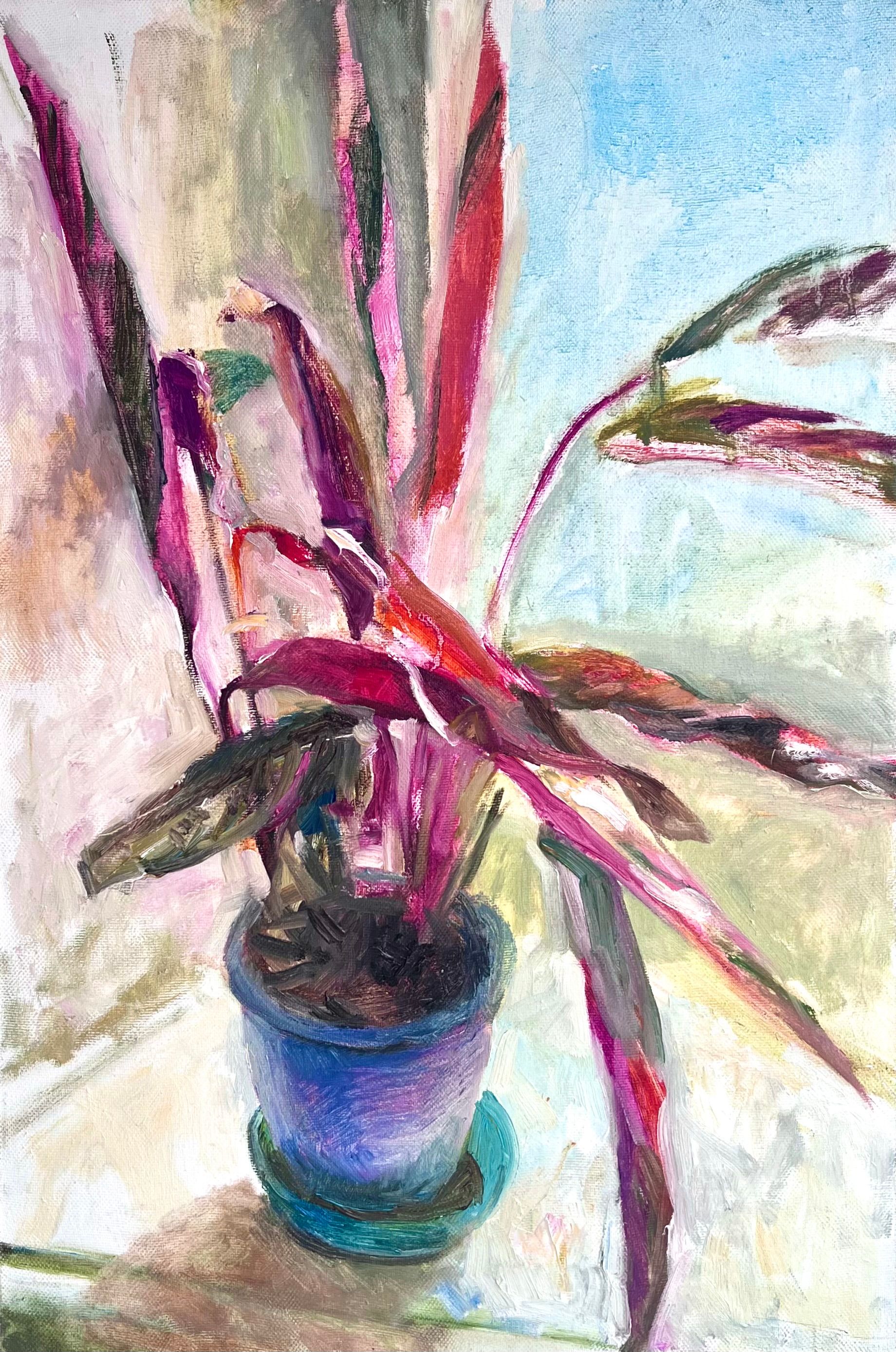 Алина Хоняк (Картина, живопись - 
                  40 x 60 см) Красный цветок