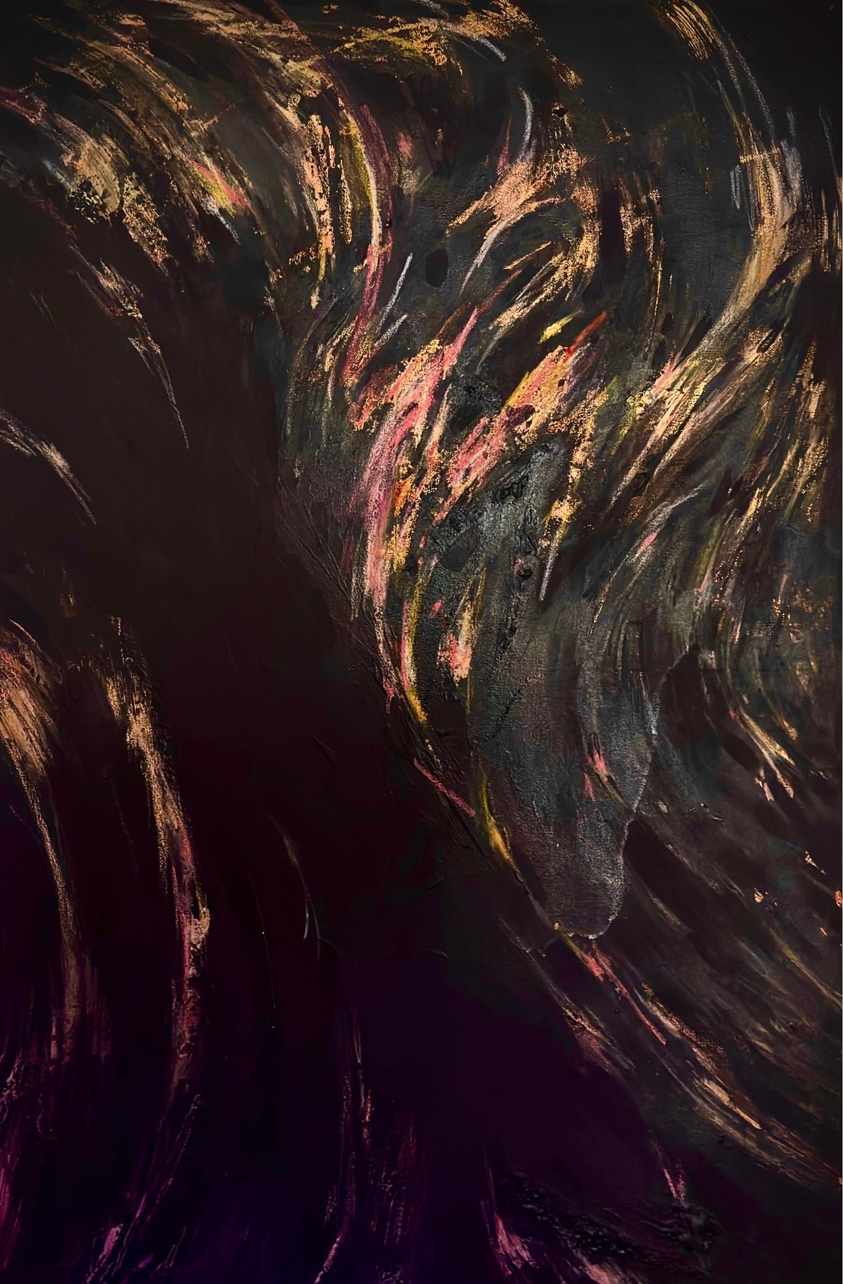 Валерия Гуляева (Картина, живопись - 
                  60 x 90 см) STRONG CURRENT 2