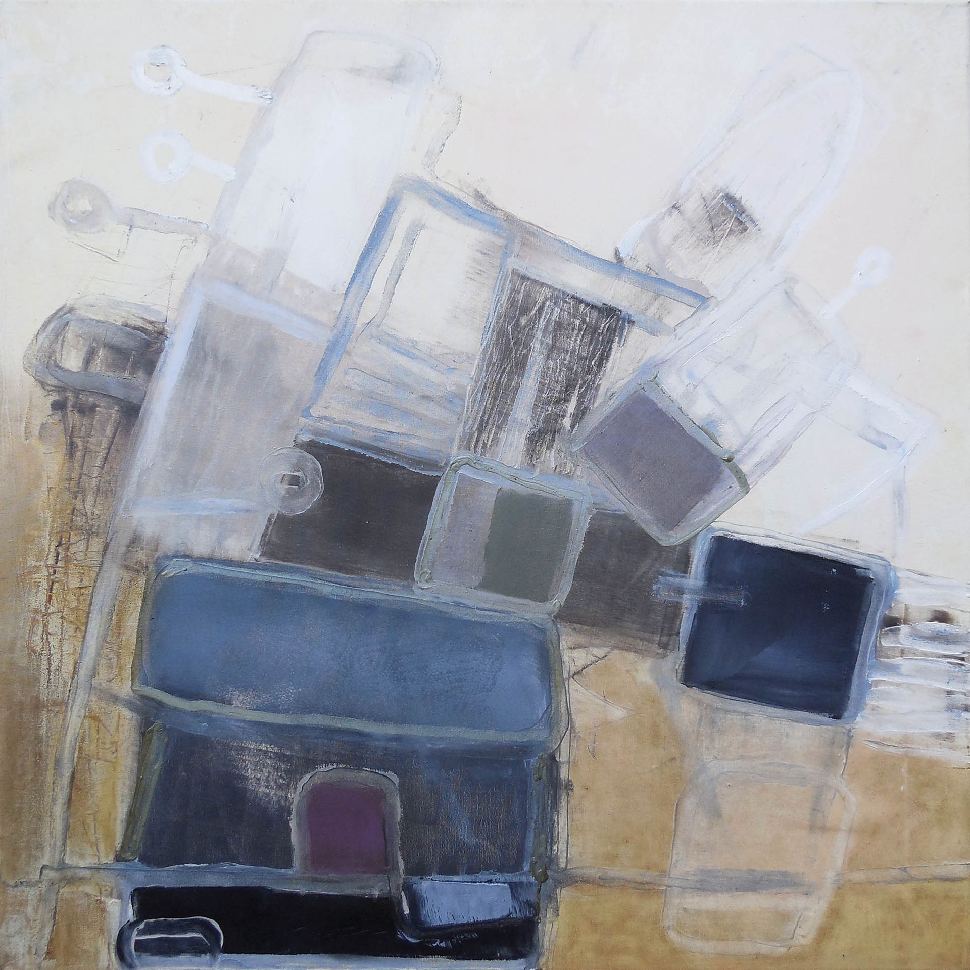 Андрей Шенгелия (Картина, живопись - 
                  70 x 70 см) Off-season