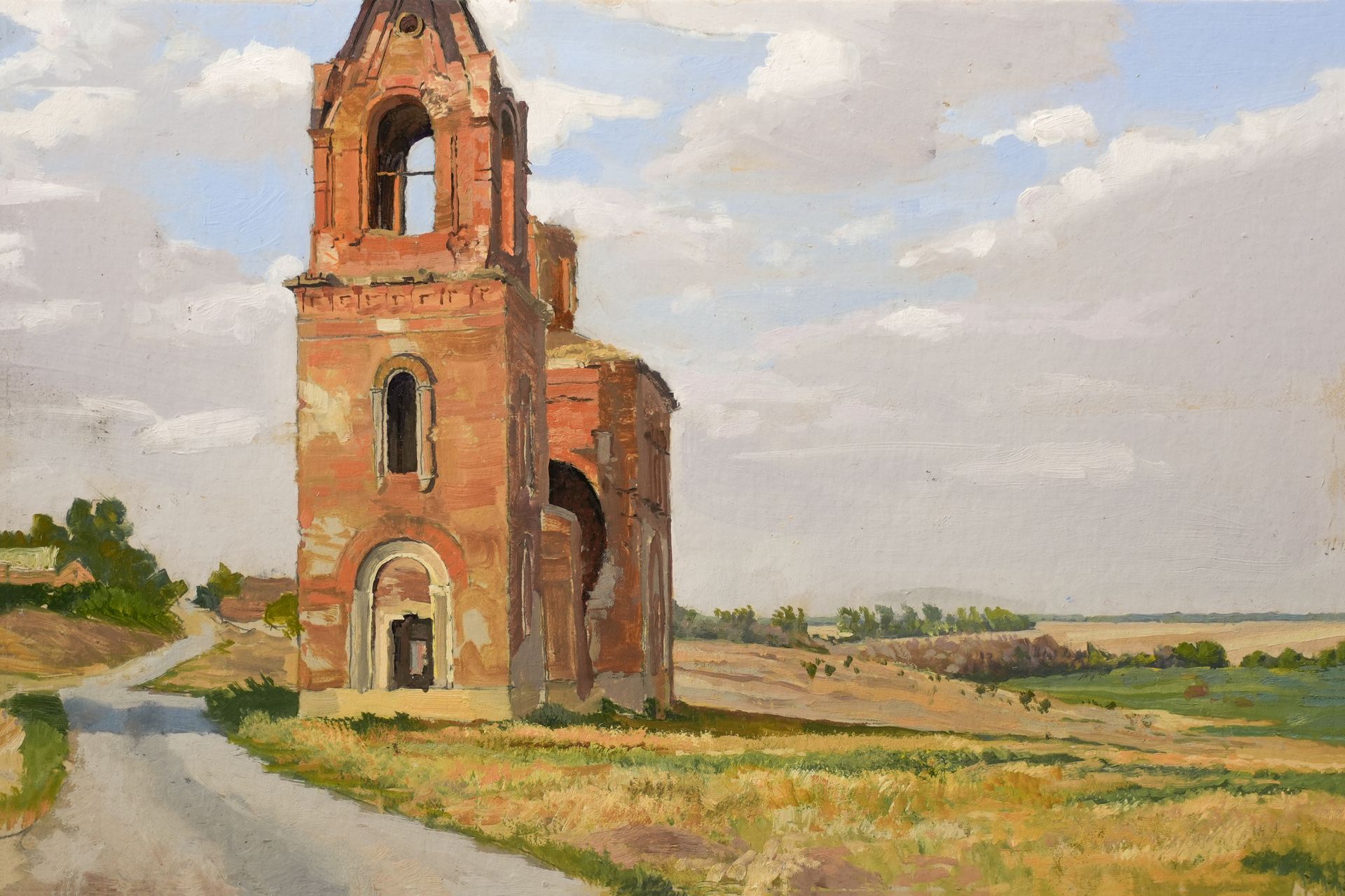 Михаил Псюрников (Авторская графика - 
                  30 x 20 см) Армянская церковь