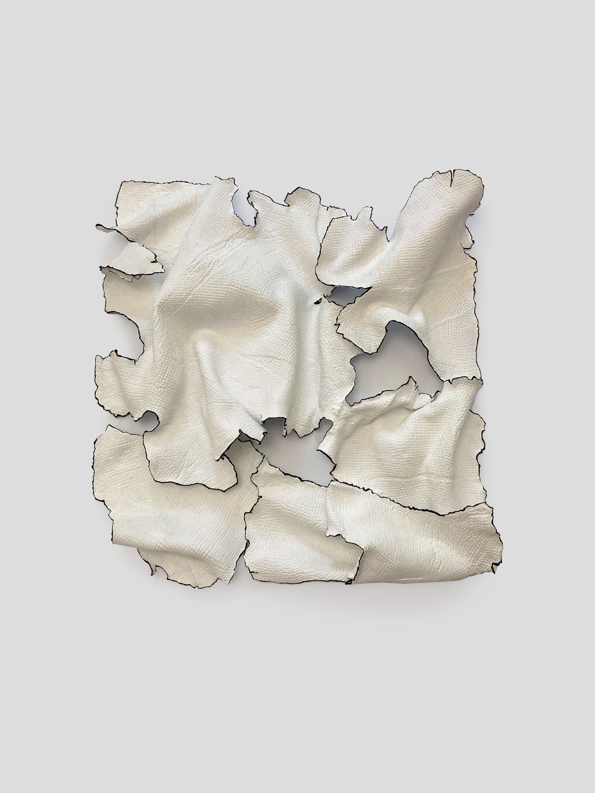 Юлия Бариева (Объект - 
                  55 x 55 см) Панно "Снежная асимметрия"