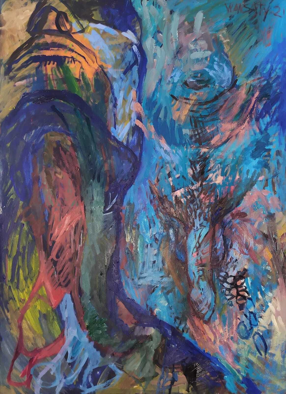 Татьяна Левченко (Картина, живопись - 
                  80 x 110 см) Движение вверх