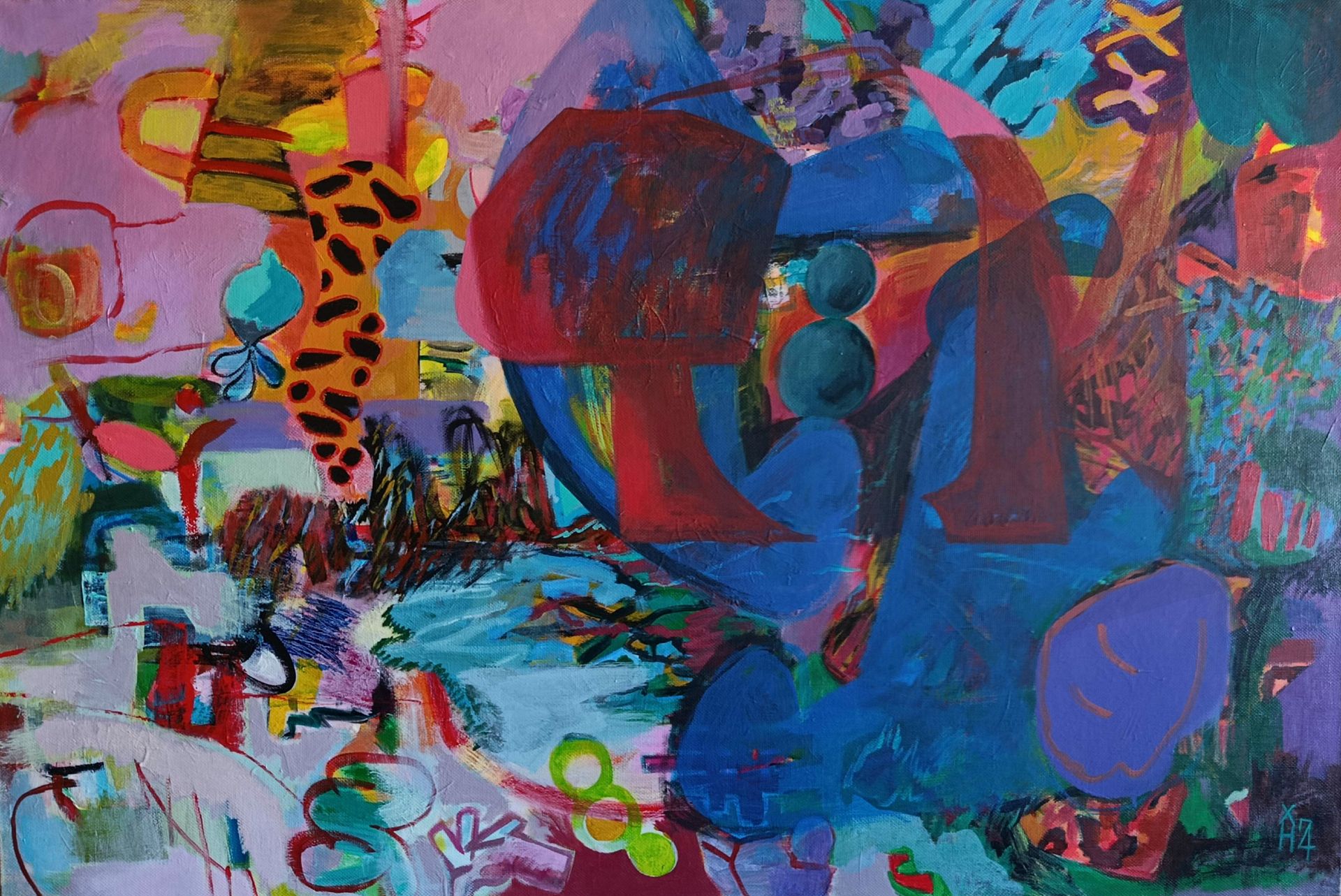 Наталья Хохонова (Картина, живопись - 
                  150 x 100 см) Большое путешевствие