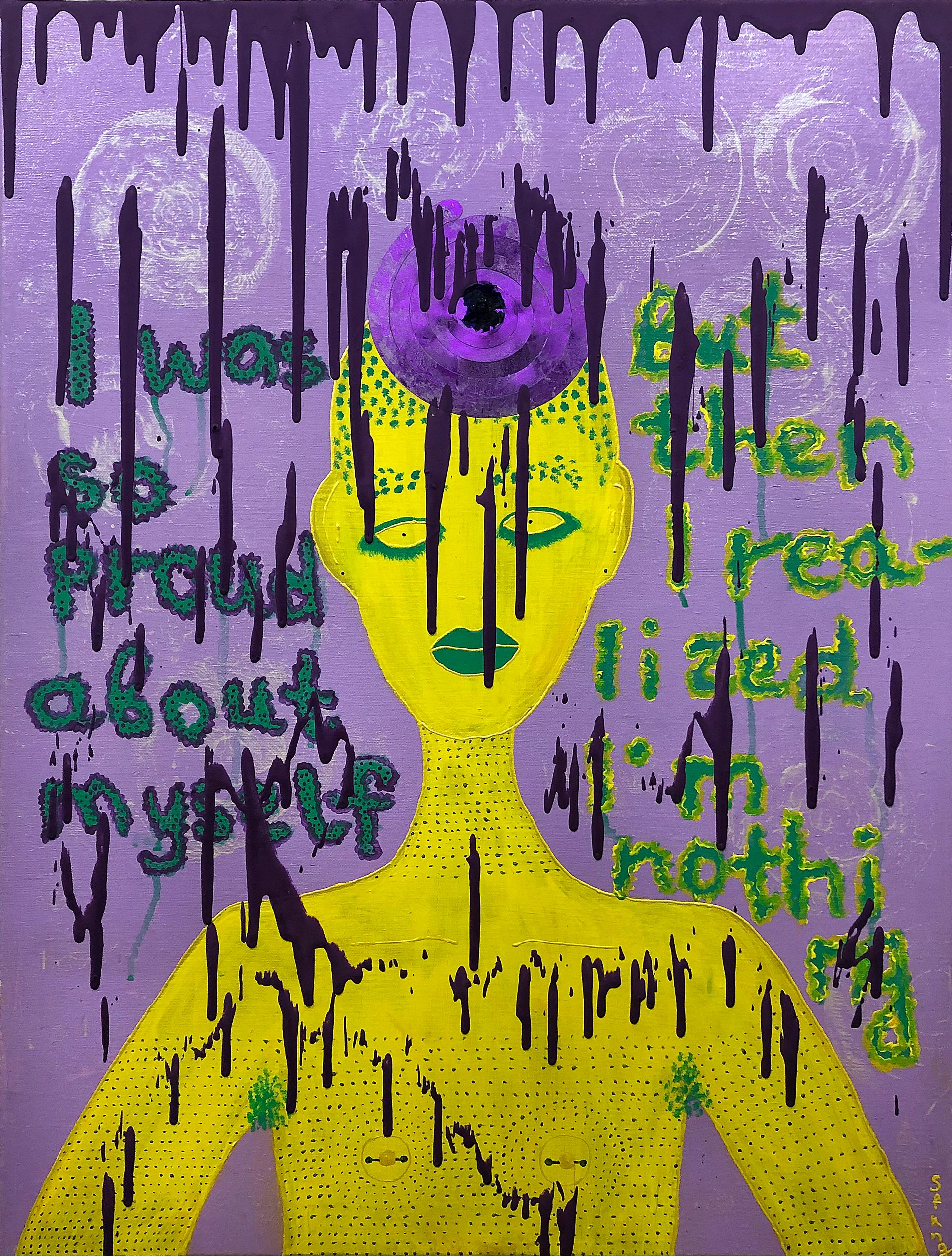 SFKNG (Картина, живопись - 
                  60 x 80 см) I was so proud, but then i realized i’m nothing