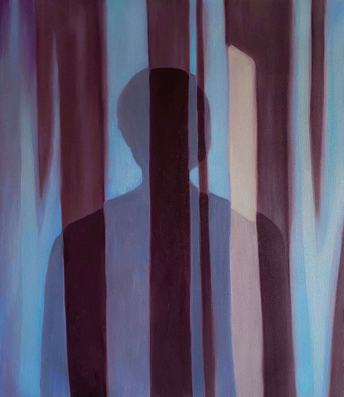 Катя Никитина (Картина, живопись - 
                  60 x 70 см) Занавес