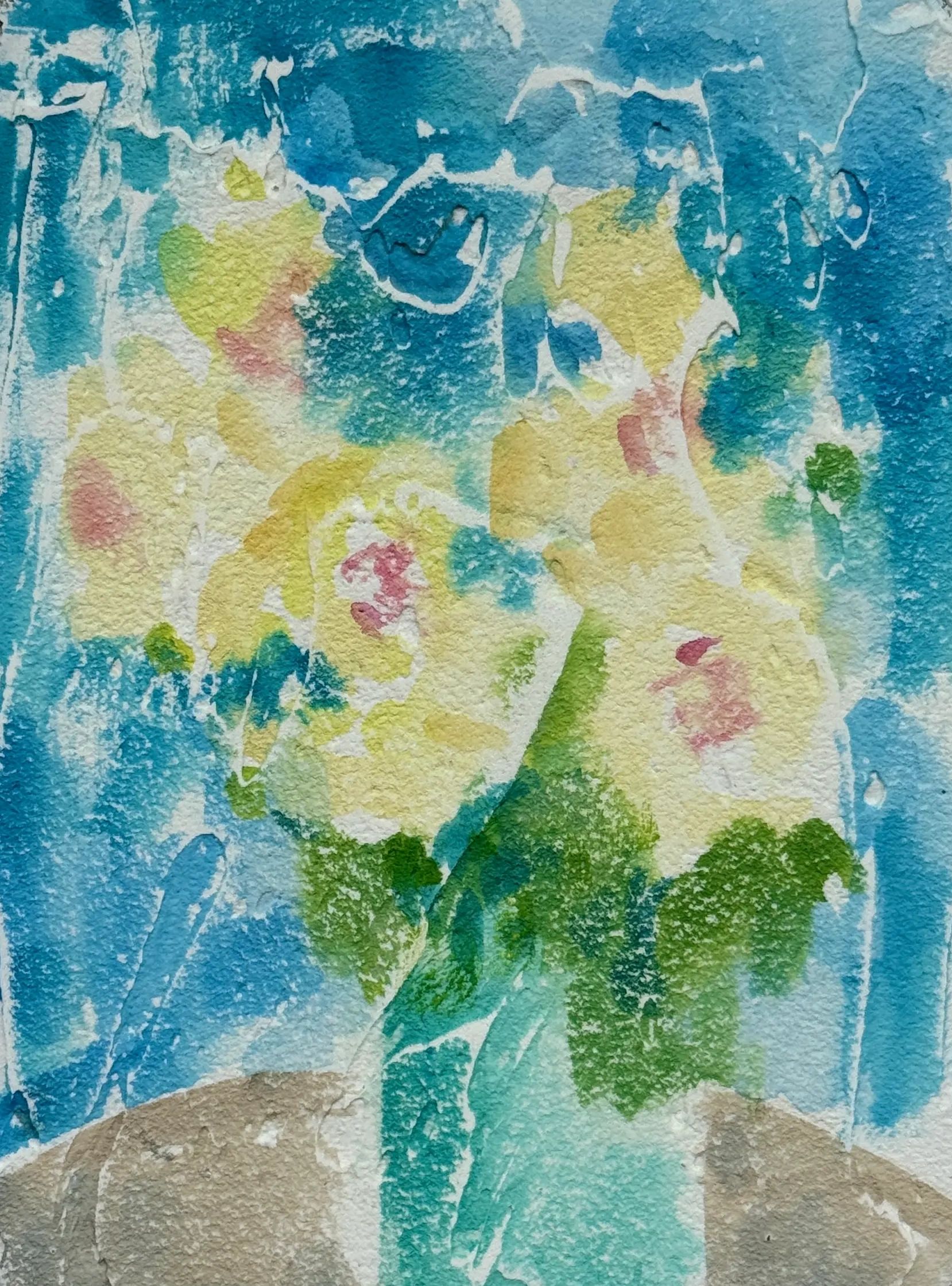 Наталья Чобанян (Картина, живопись - 
                  11.5 x 16 см) Моменты №2