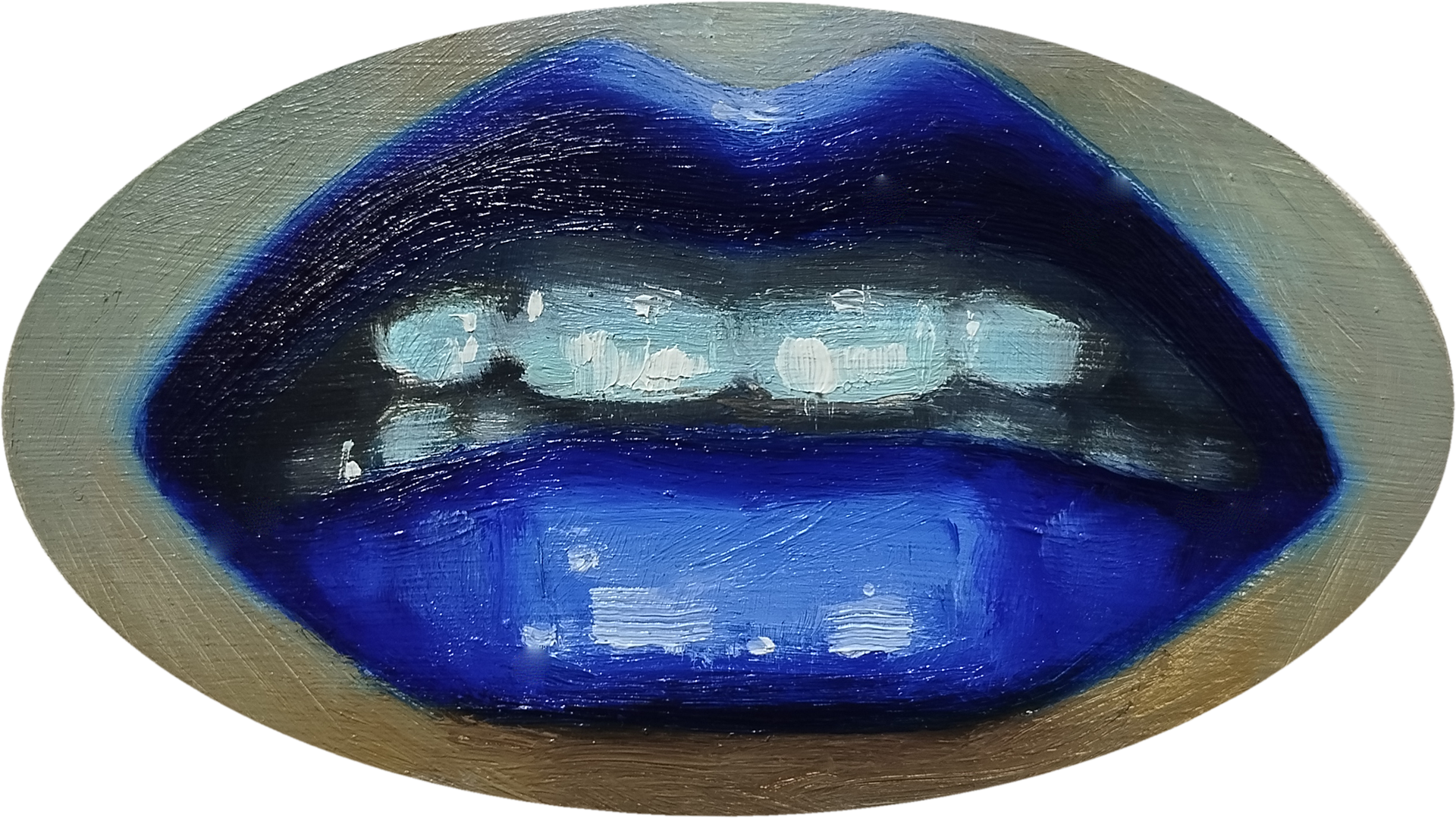 Катерина Бородавченко (Картина, живопись - 
                  14 x 8 см) Снегурочка