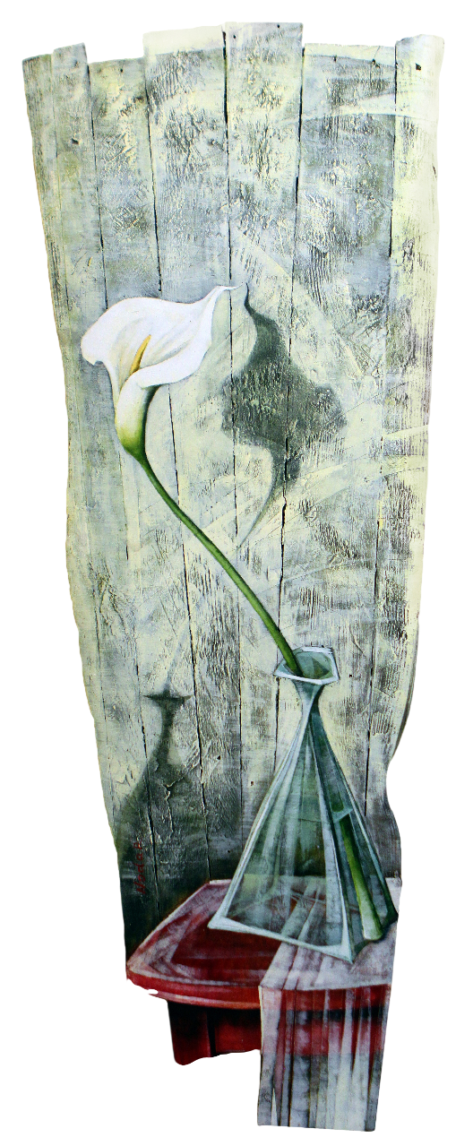 Нодар Хохобашвили (Картина, живопись - 
                  43.5 x 138 см) Фуэтэ