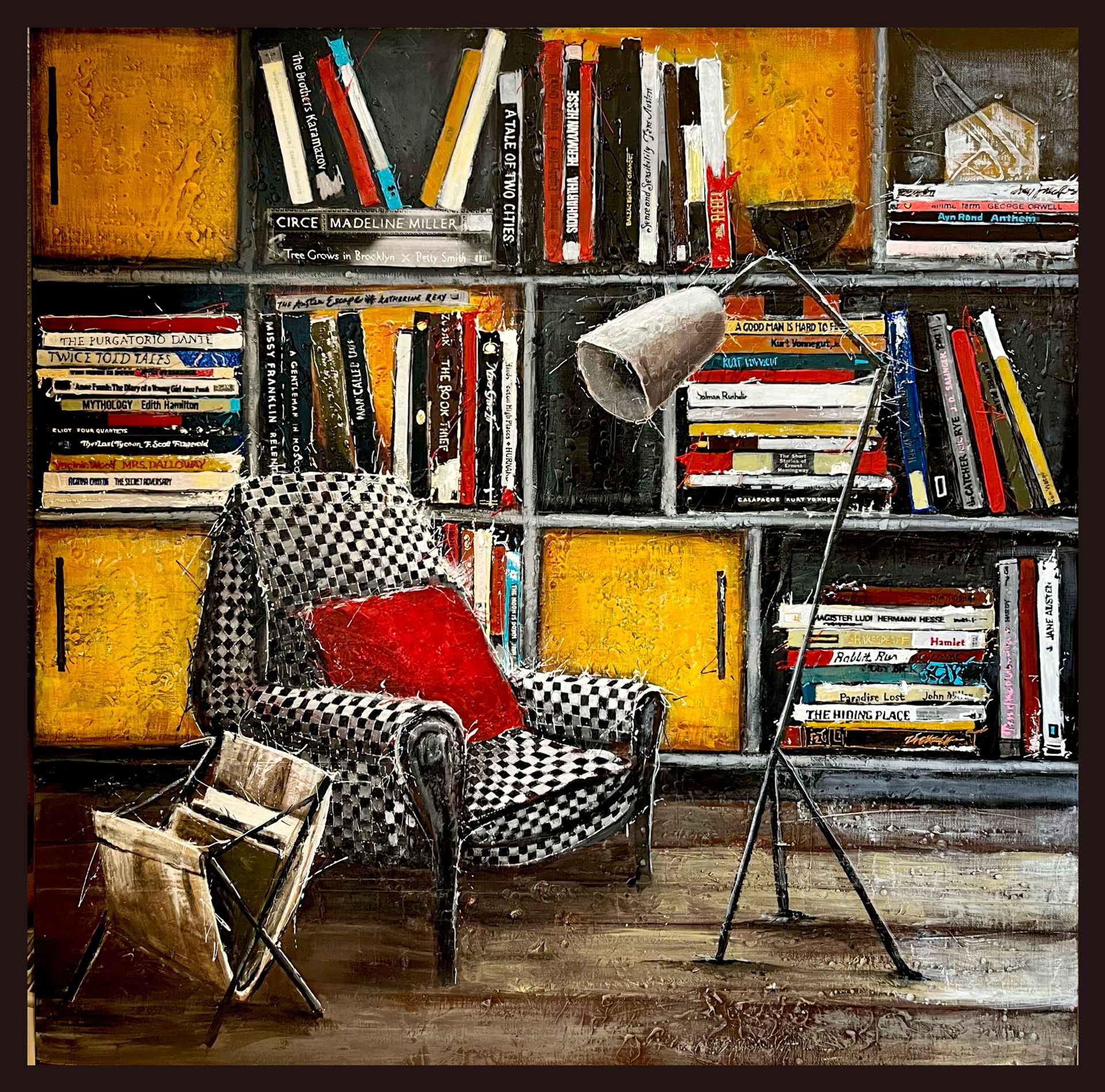 Наталья Венева (Картина, живопись - 
                  80 x 80 см) Полное погружение