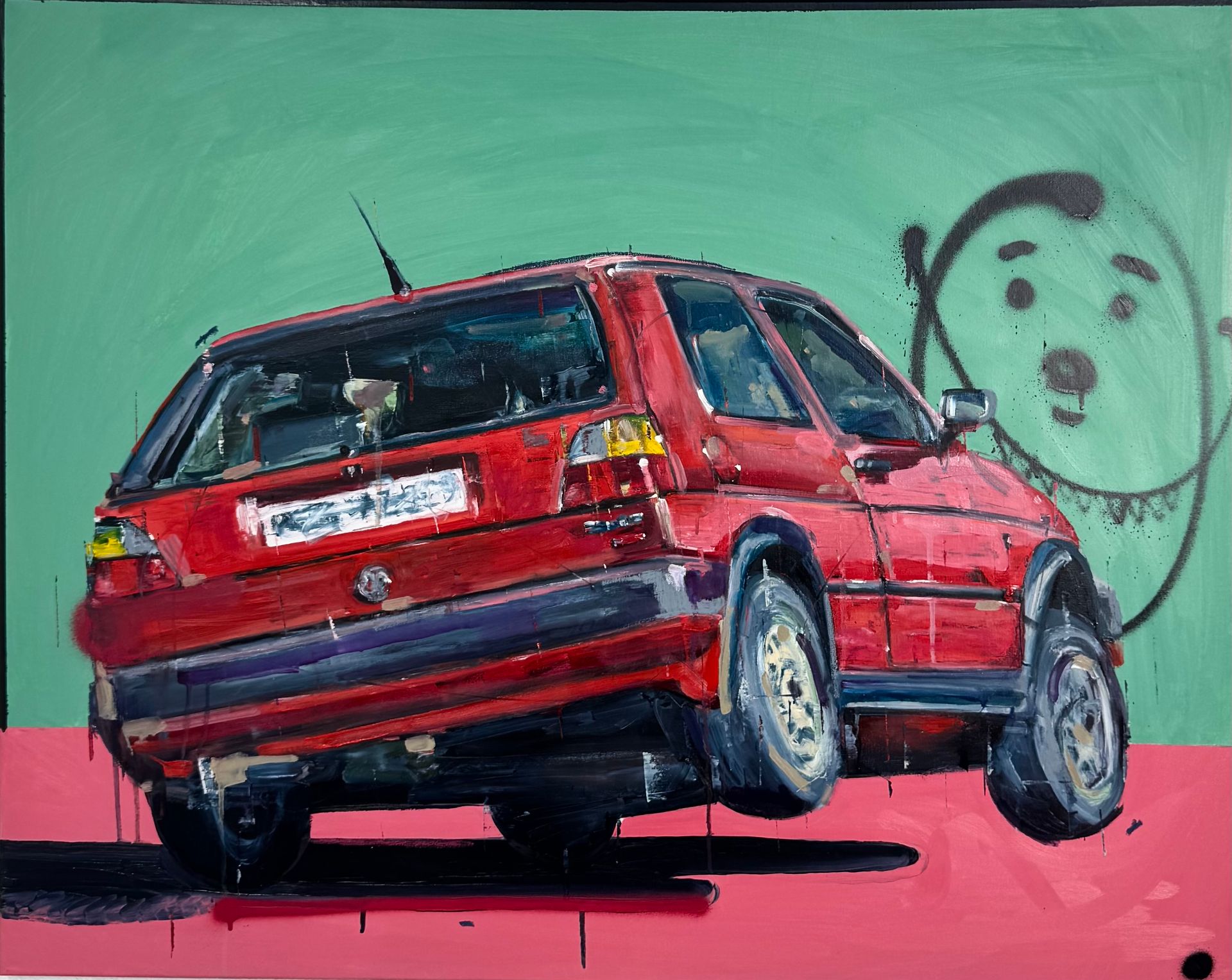 Василий TRUUE (Картина, живопись - 
                  100 x 80 см) Пролетел