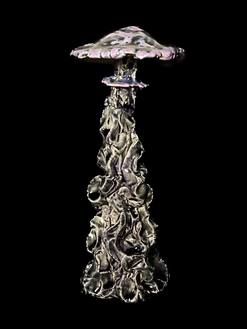Анастасия Горбунова (Скульптура - 
                  7 x 18 см) Fantastic mushroom