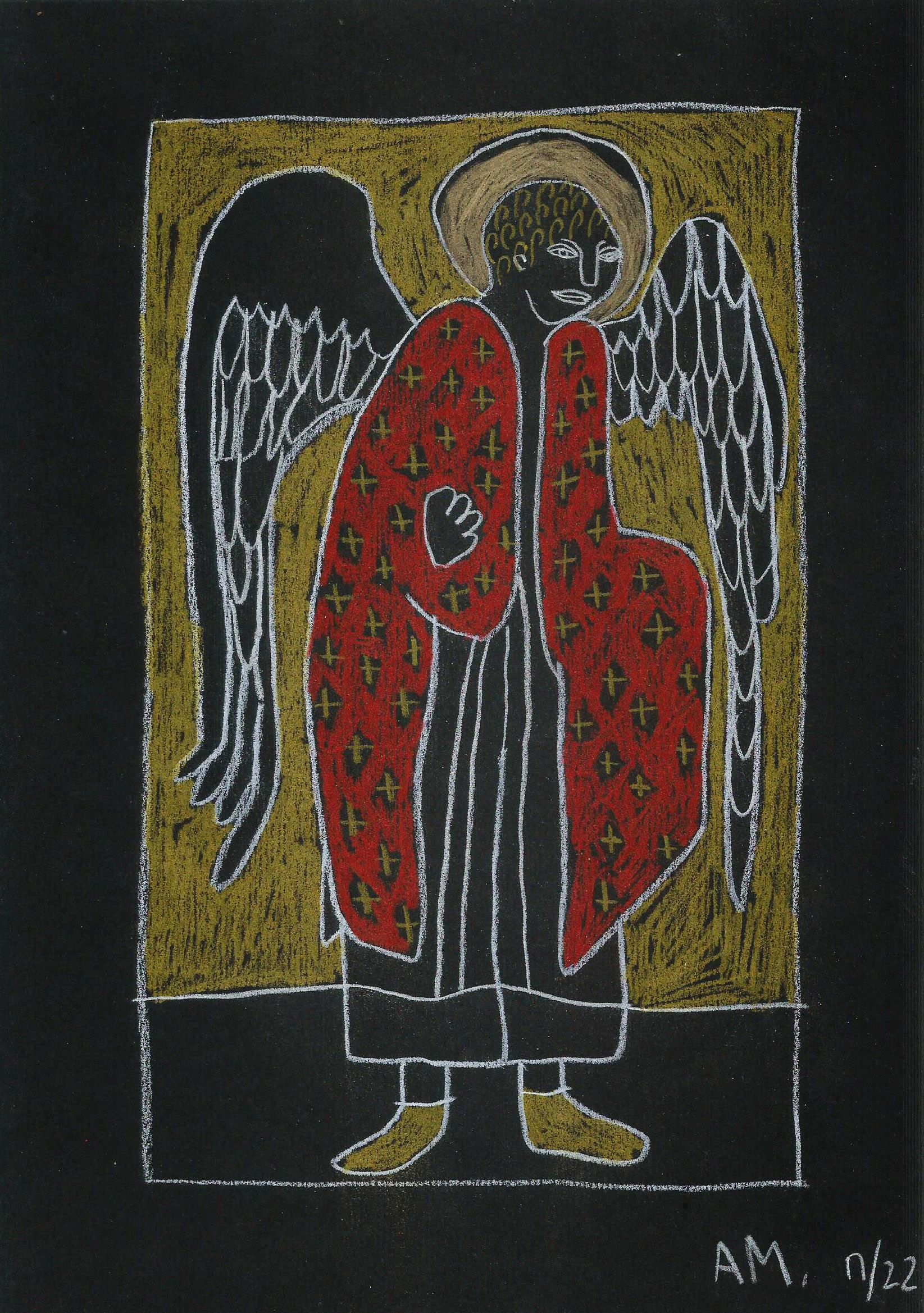 Катя Попченко (Авторская графика - 
                  21 x 29.7 см) А.М