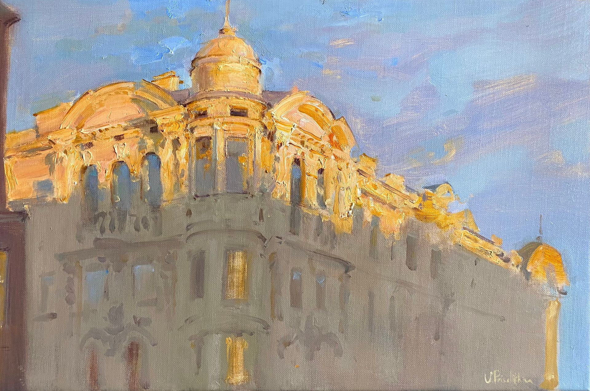 Валерия Привалихина (Картина, живопись - 
                  60 x 40 см) Золотой час