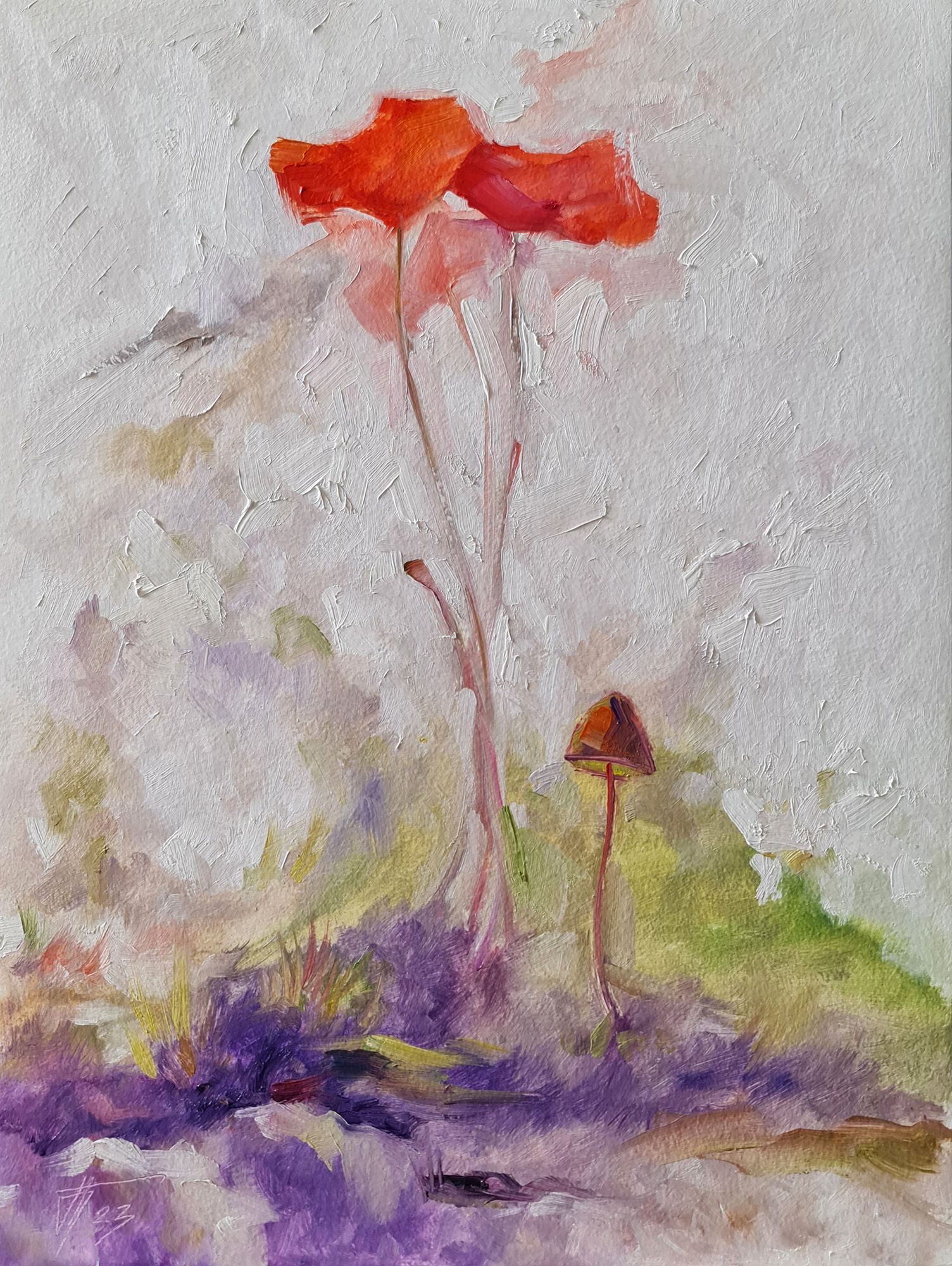 Александр Буданов (Авторская графика - 
                  40 x 50 см) Мак