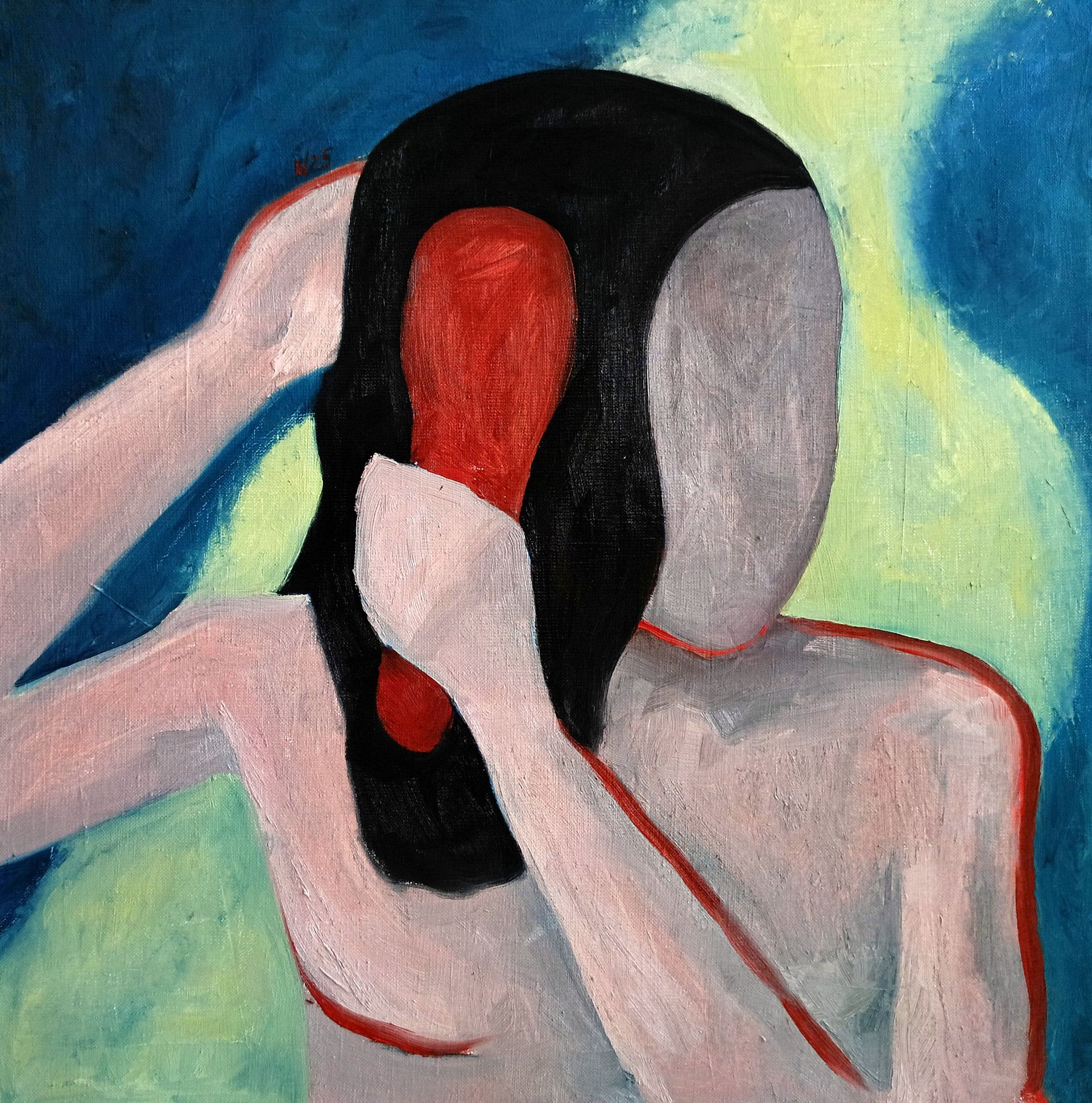 Мария Клепикова (Картина, живопись - 
                  50 x 50 см) Утренние сборы