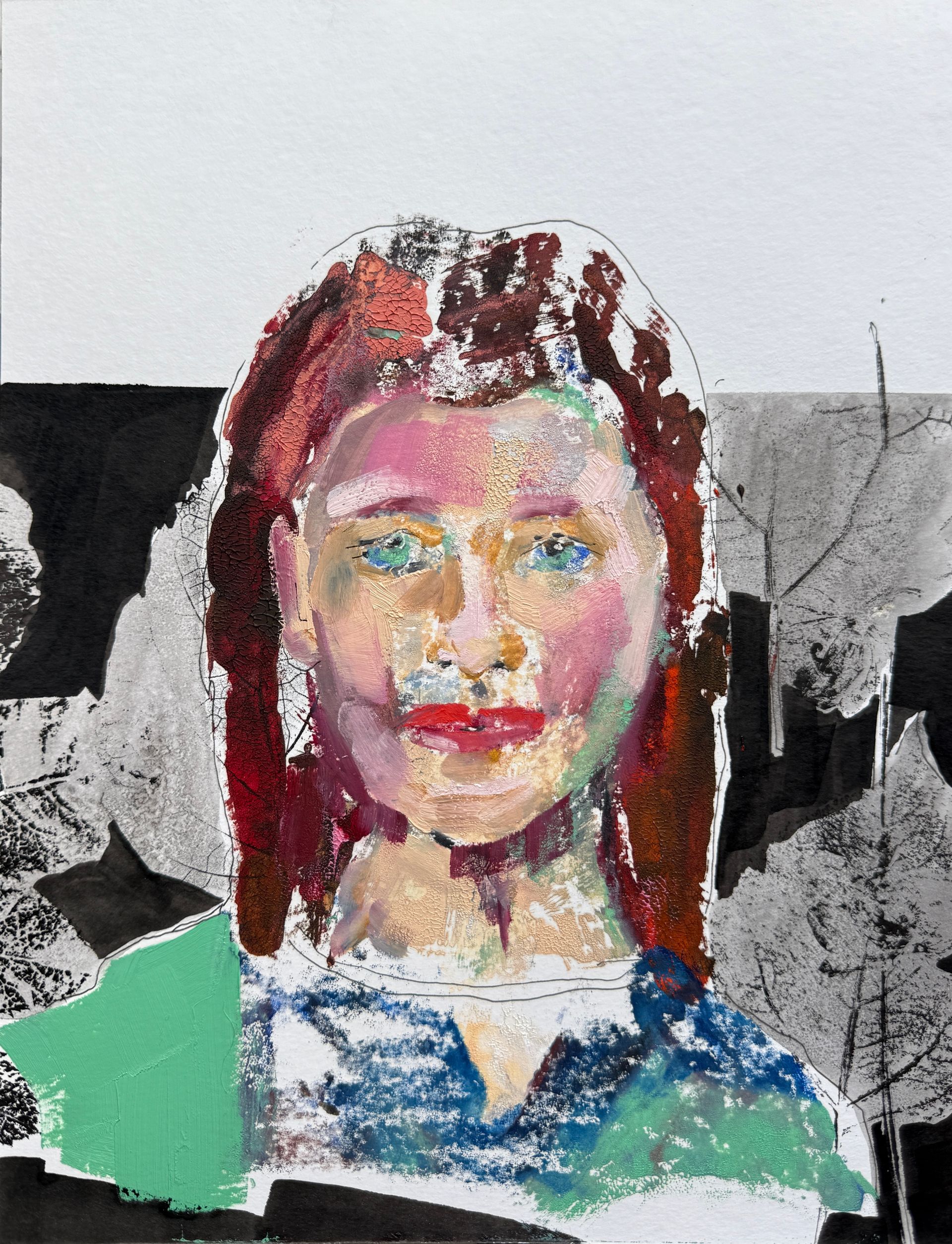 Инна Сумина (Графика печатная - 
                  23 x 29.6 см) Это было давно, это было вчера