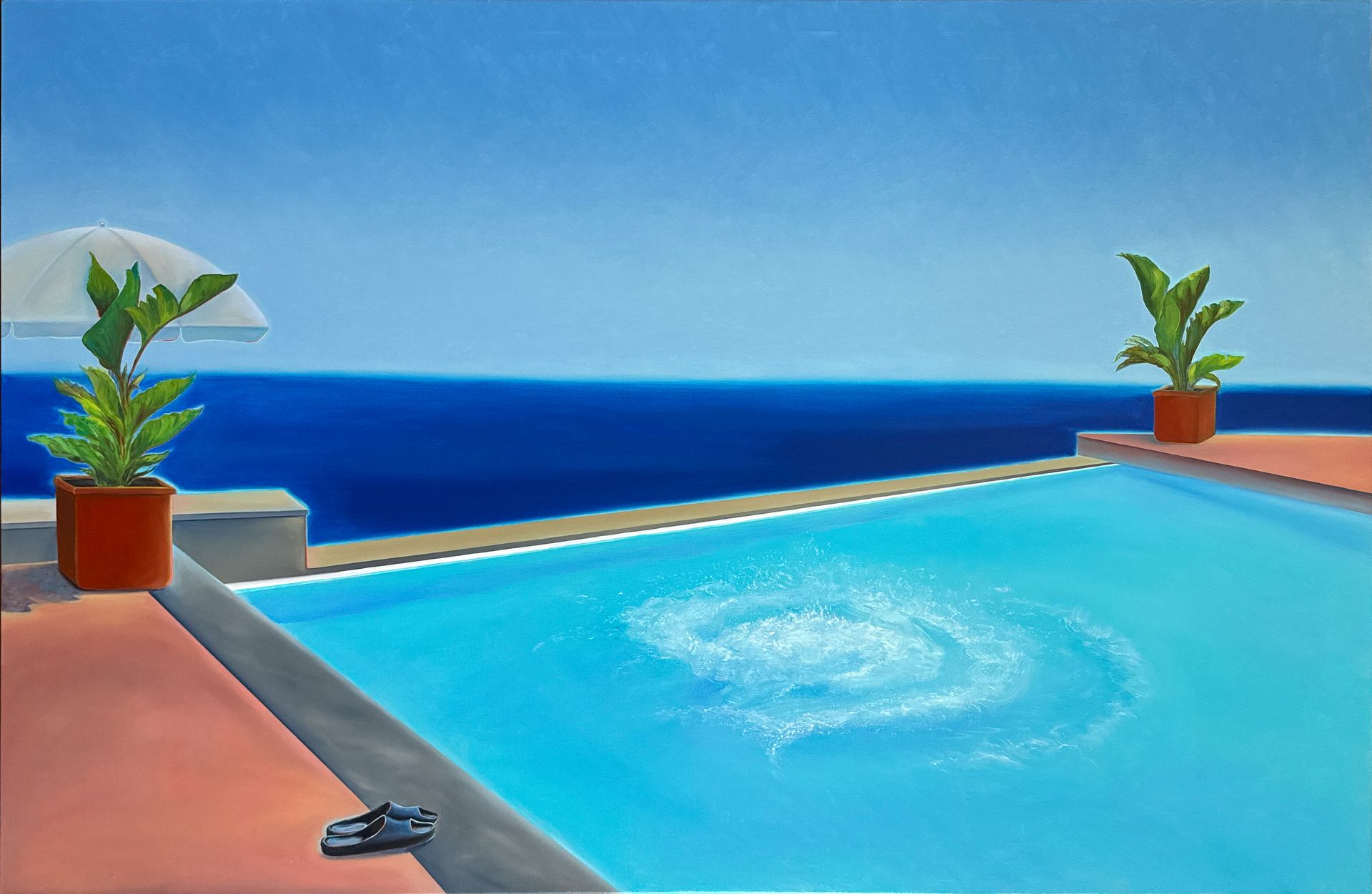 Елена Курочко (Картина, живопись - 
                  160 x 105 см) Air