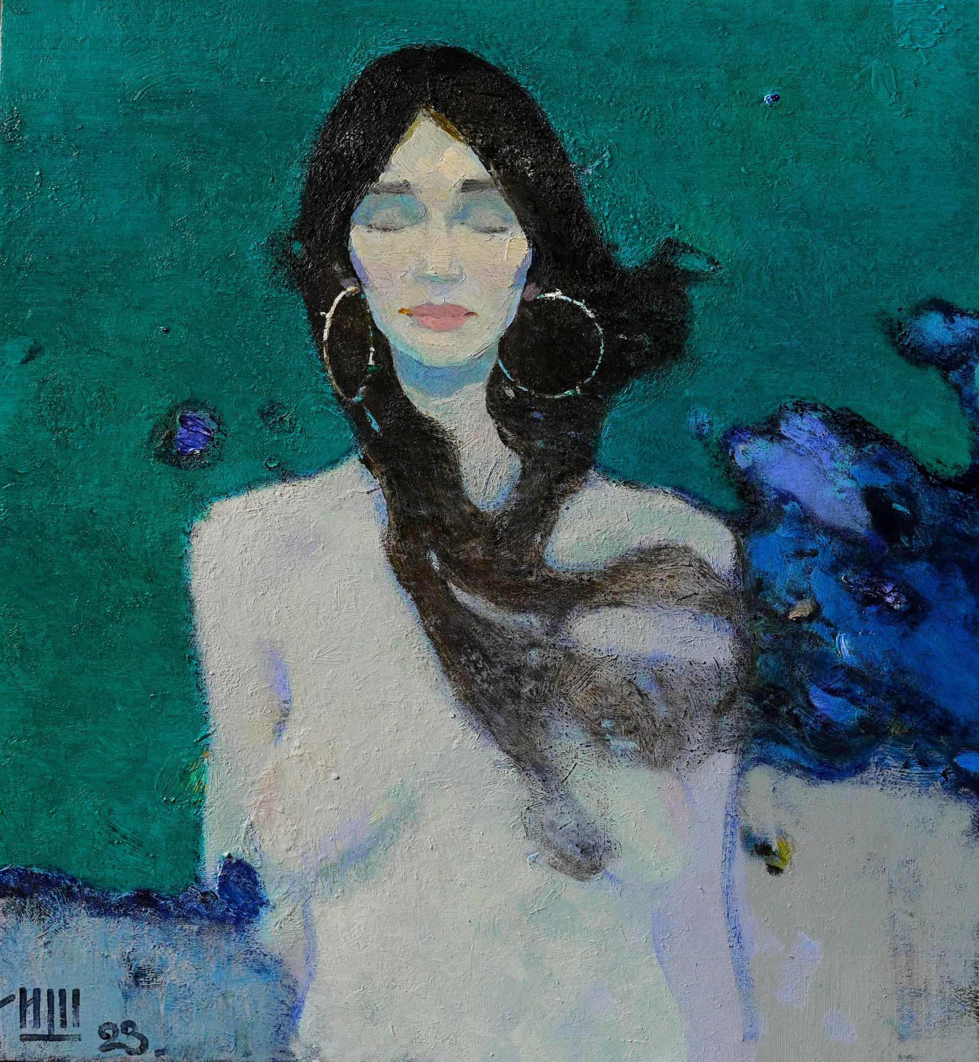 Игорь Крапарь-Щербаков (Картина, живопись - 
                  65 x 70 см) Viridiana