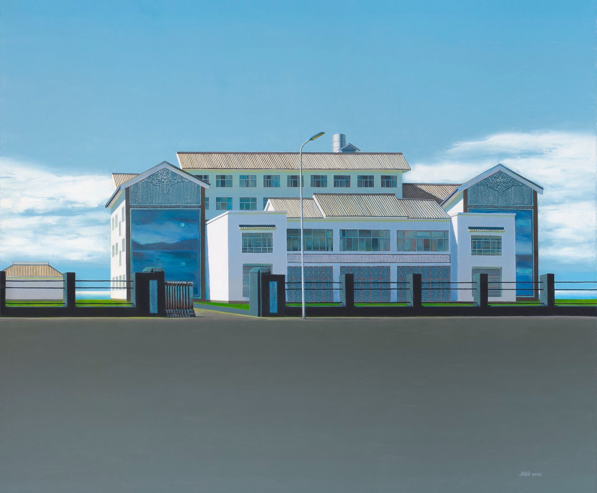 Юлия Малинина (Картина, живопись - 
                  150 x 125 см) Два пейзажа Небесного отеля