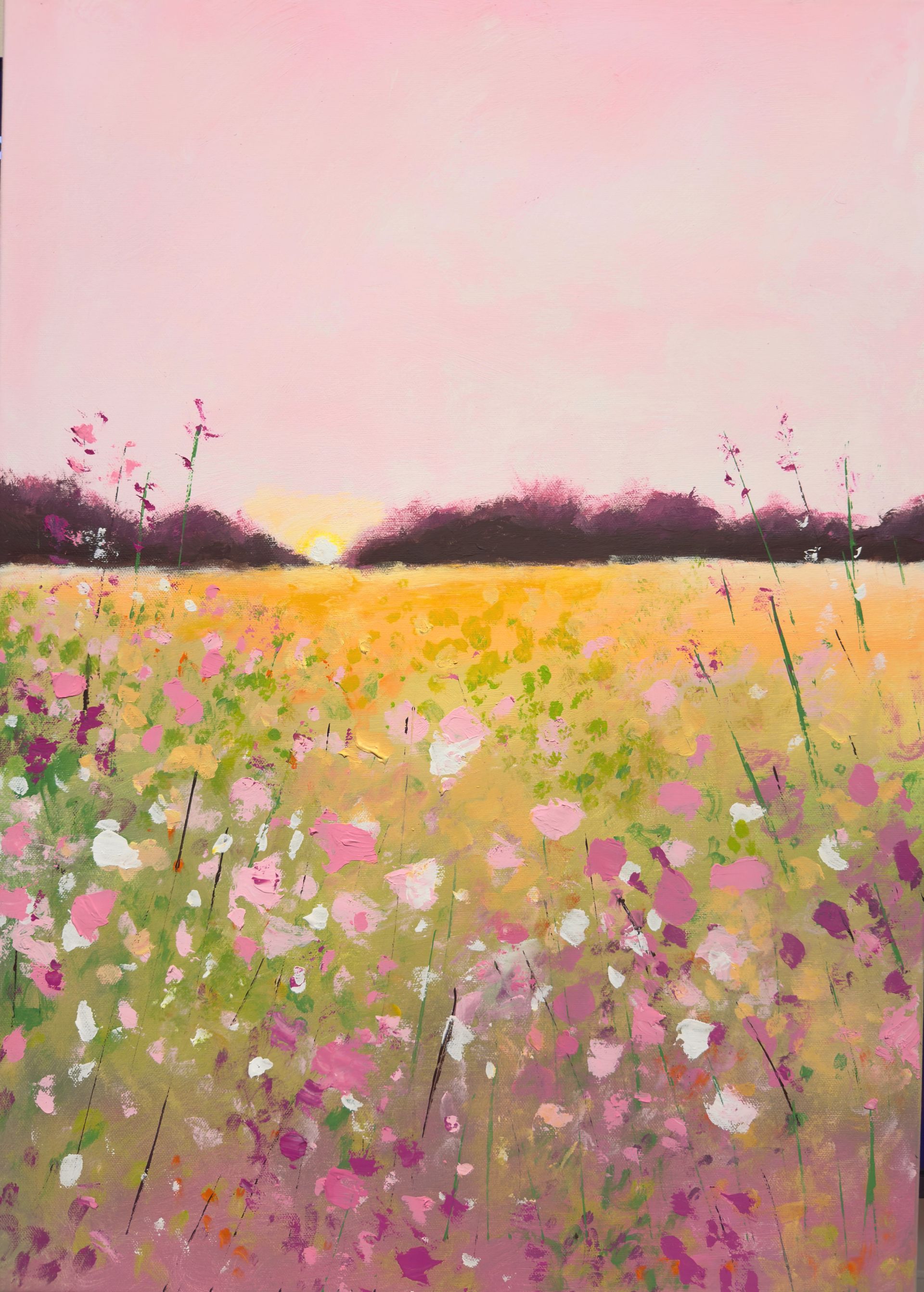 Анна Ганина (Картина, живопись - 
                  50 x 70 см) Sunset