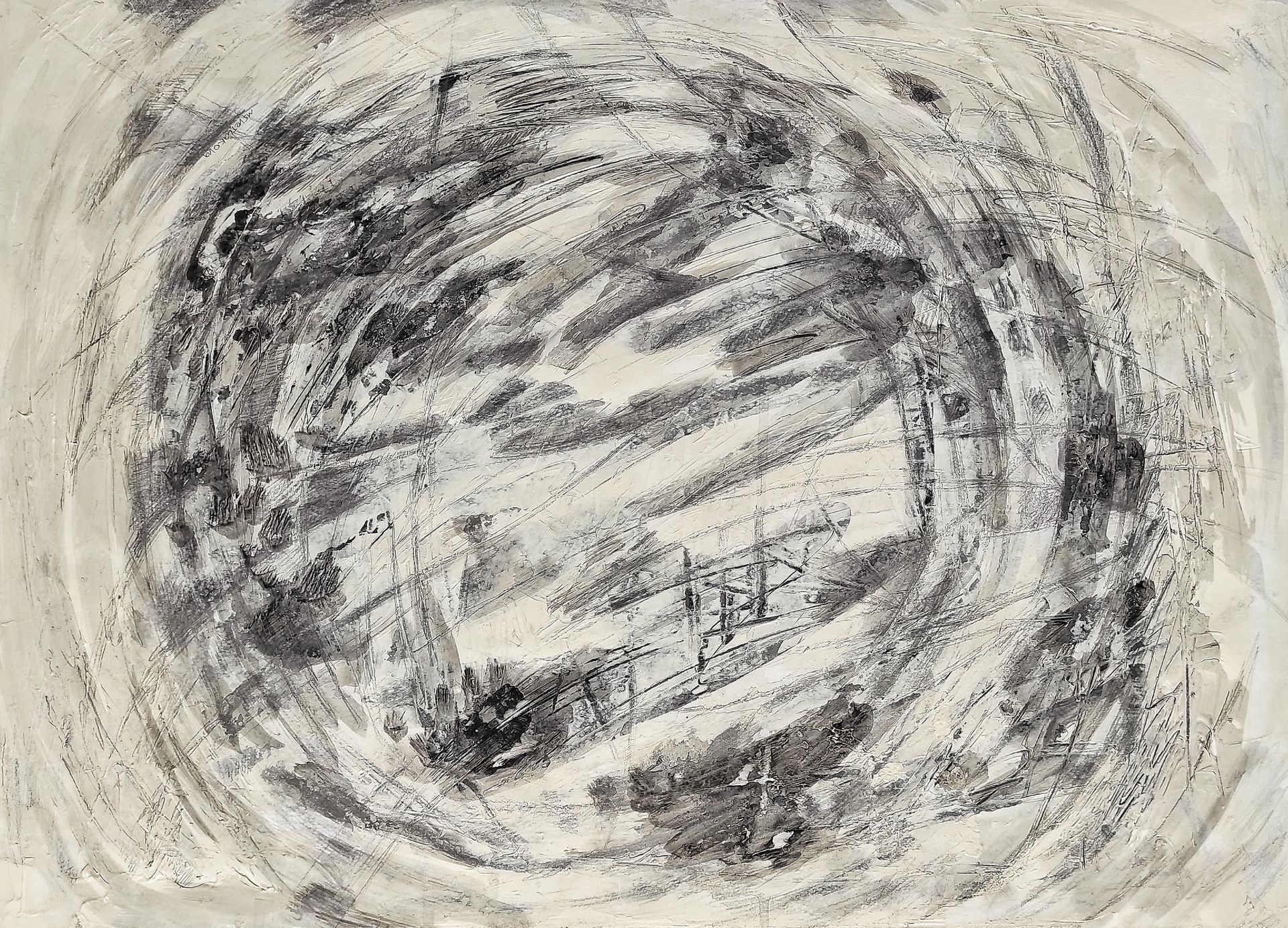 Мария Светлакова (Авторская графика - 
                  59.5 x 41.5 см) Луна другой галактики