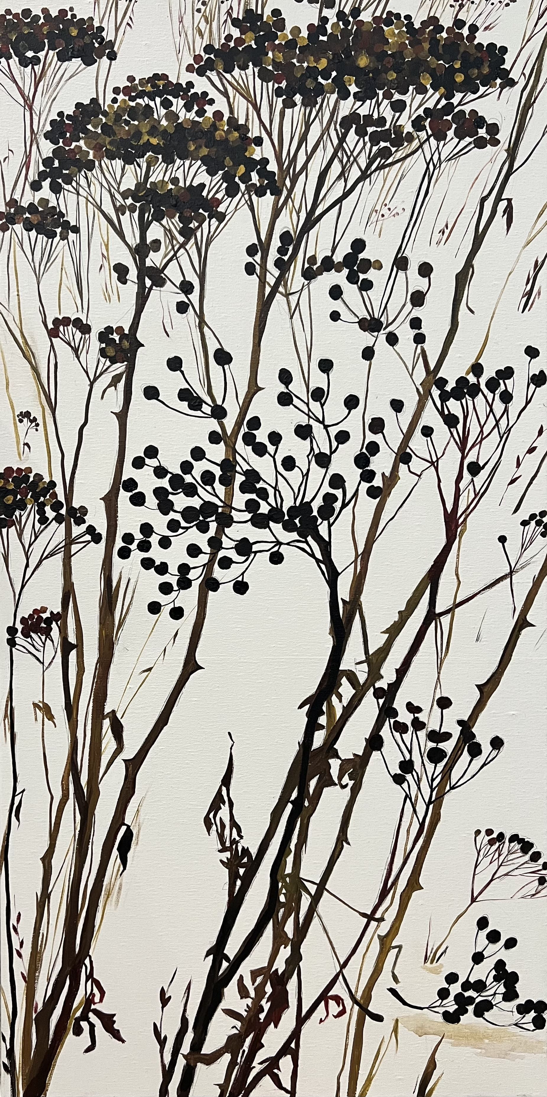 Лена Запрудских (Картина, живопись - 
                  50 x 100 см) Пижма #2