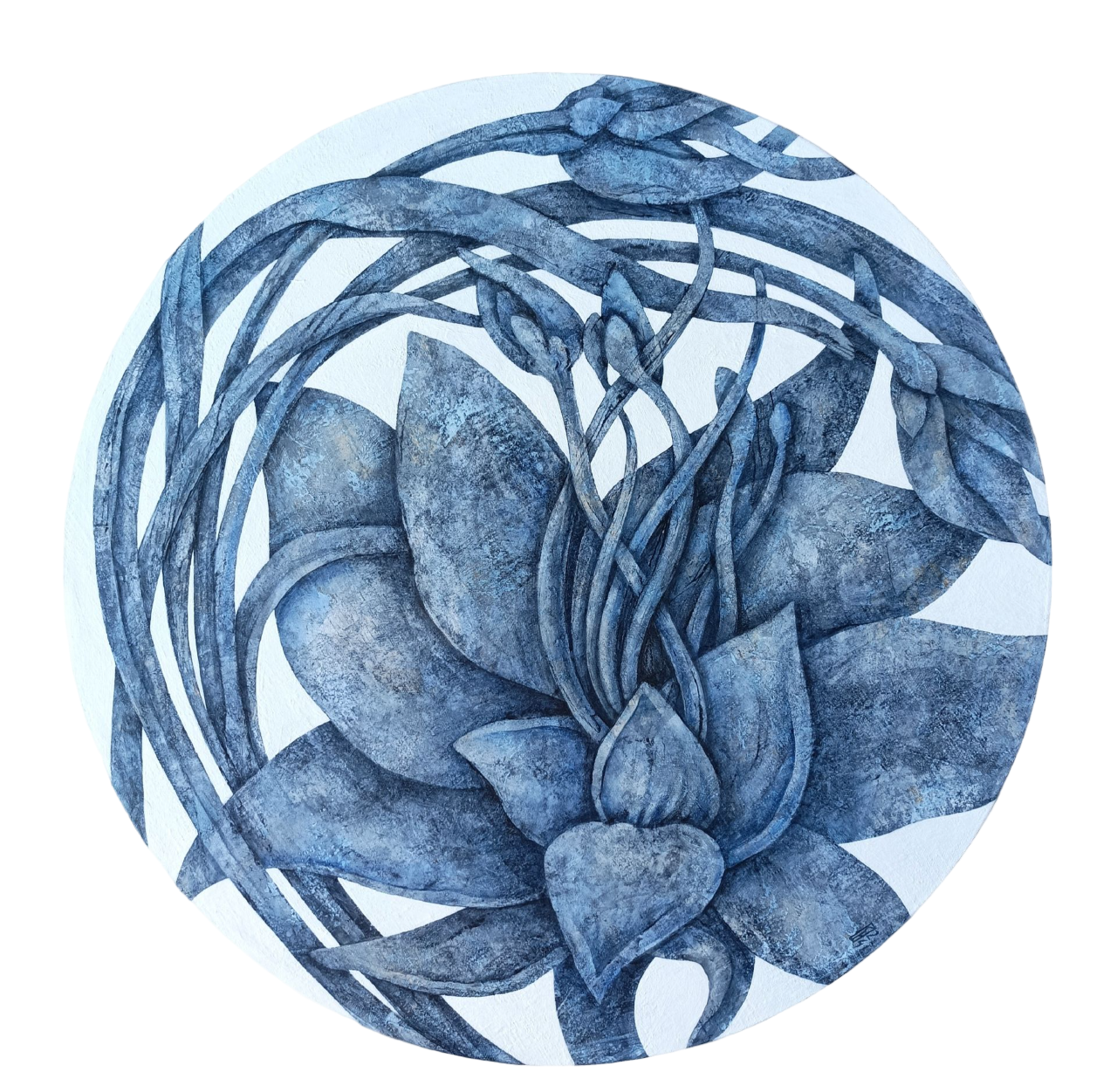 Наталья Порошина (Картина, живопись - 
                  60 x 60 см) Иллюзия цветения