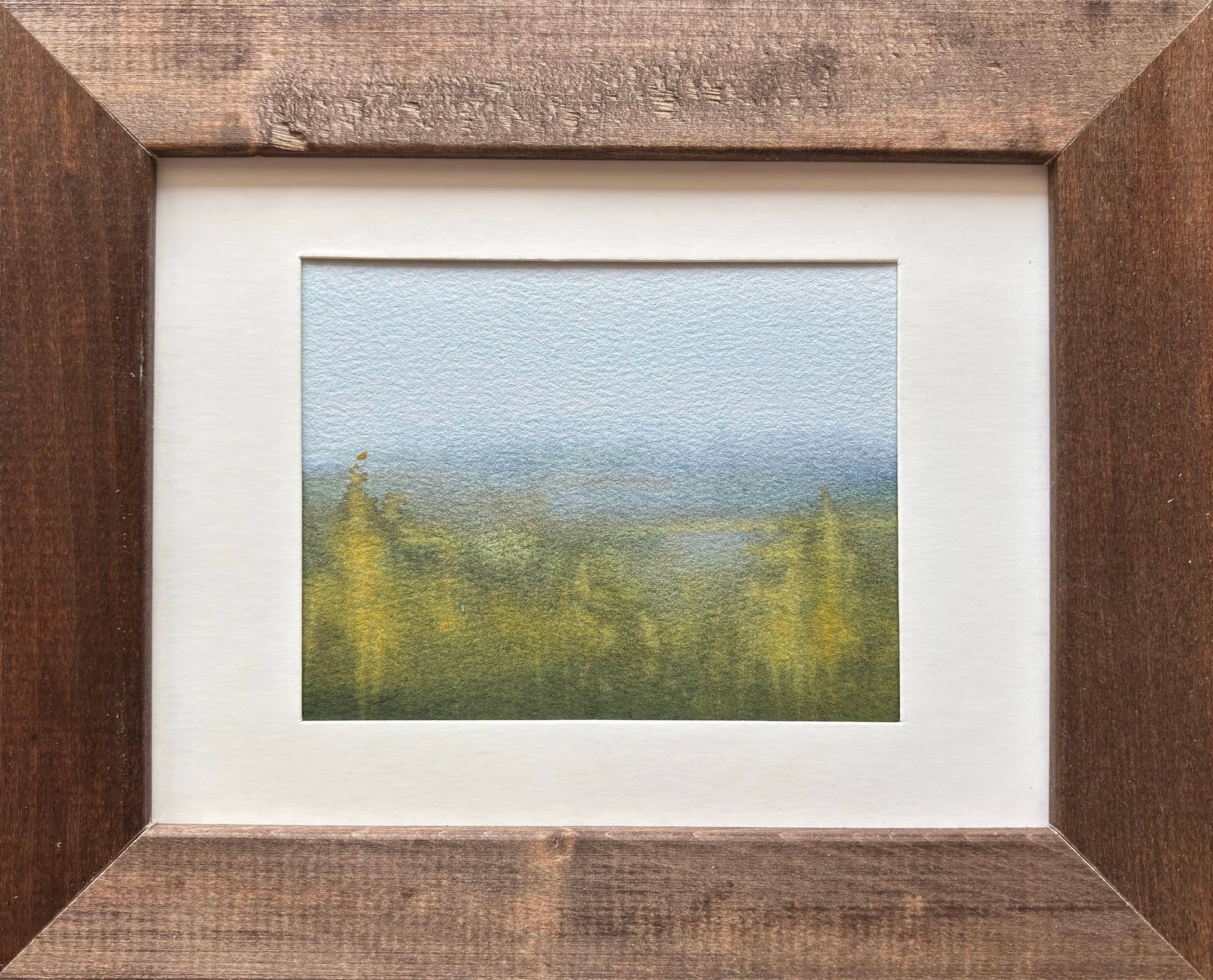 Александра Савина (Авторская графика - 
                  30 x 20 см) Ноябрьский лес