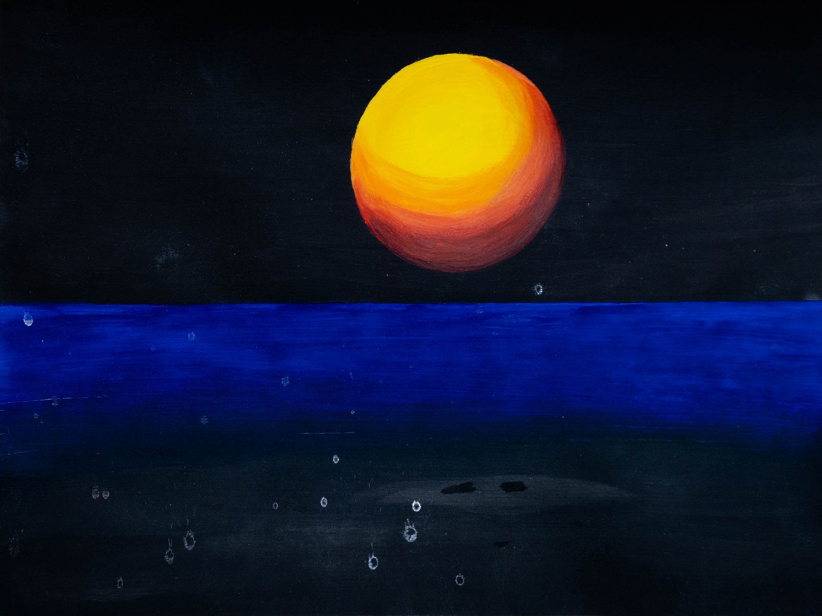 Олег Хвостов (Картина, живопись - 
                  40 x 30 см) Морской пейзаж