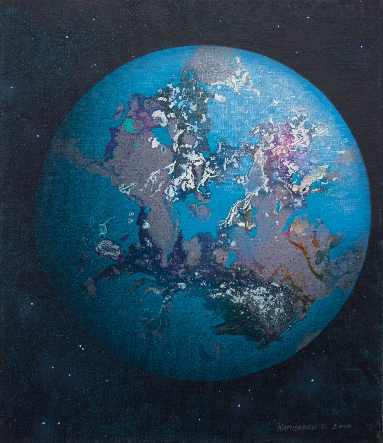 Вадим Комиссаров (Картина, живопись - 
                  60 x 70 см) Новая планета 5