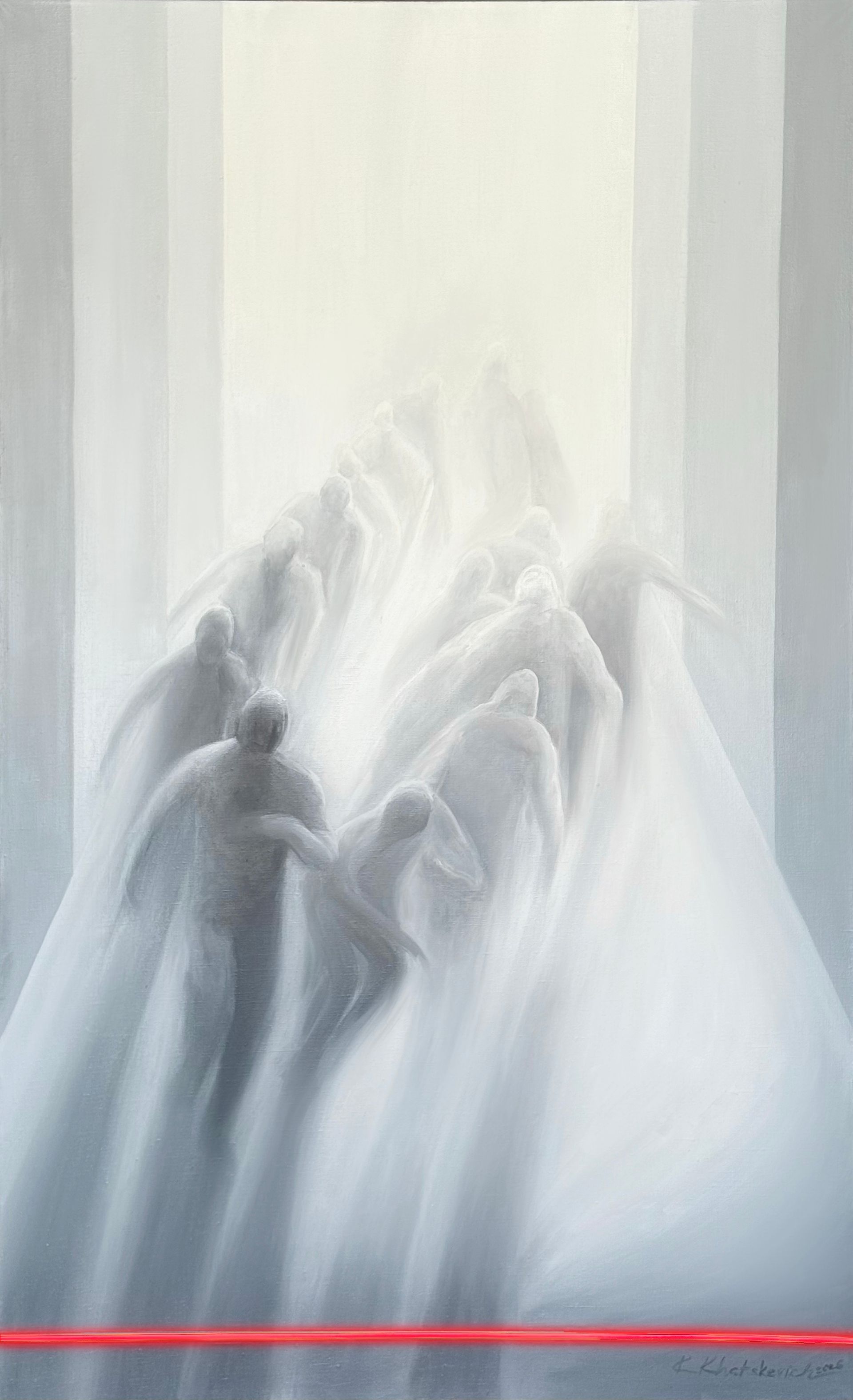 Кристина Хацкевич (Картина, живопись - 
                  80 x 130 см) Цикл адаптации