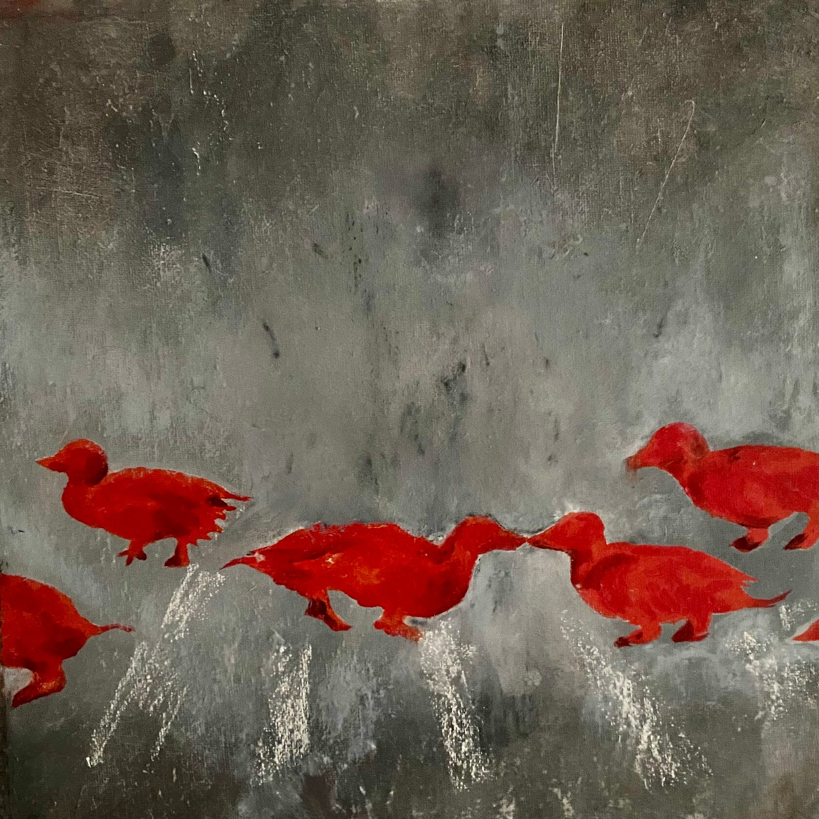 Лена Троянская (Картина, живопись - 
                  30 x 30 см) Переход