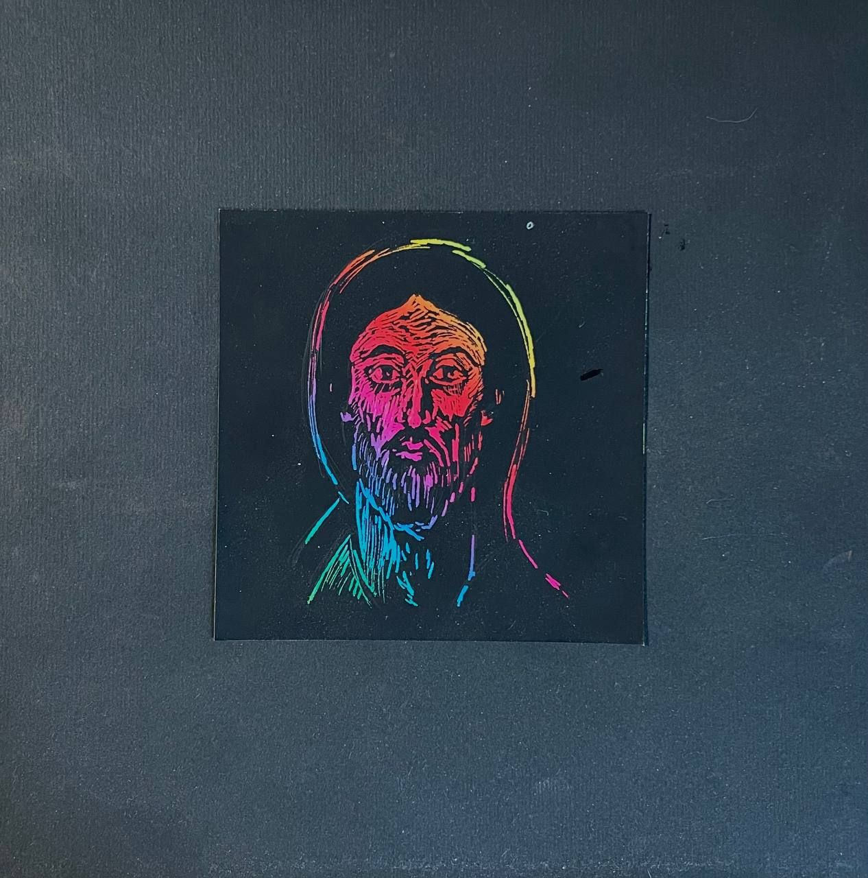 Кристина Ларина (Авторская графика - 
                  20 x 20 см) Jesus