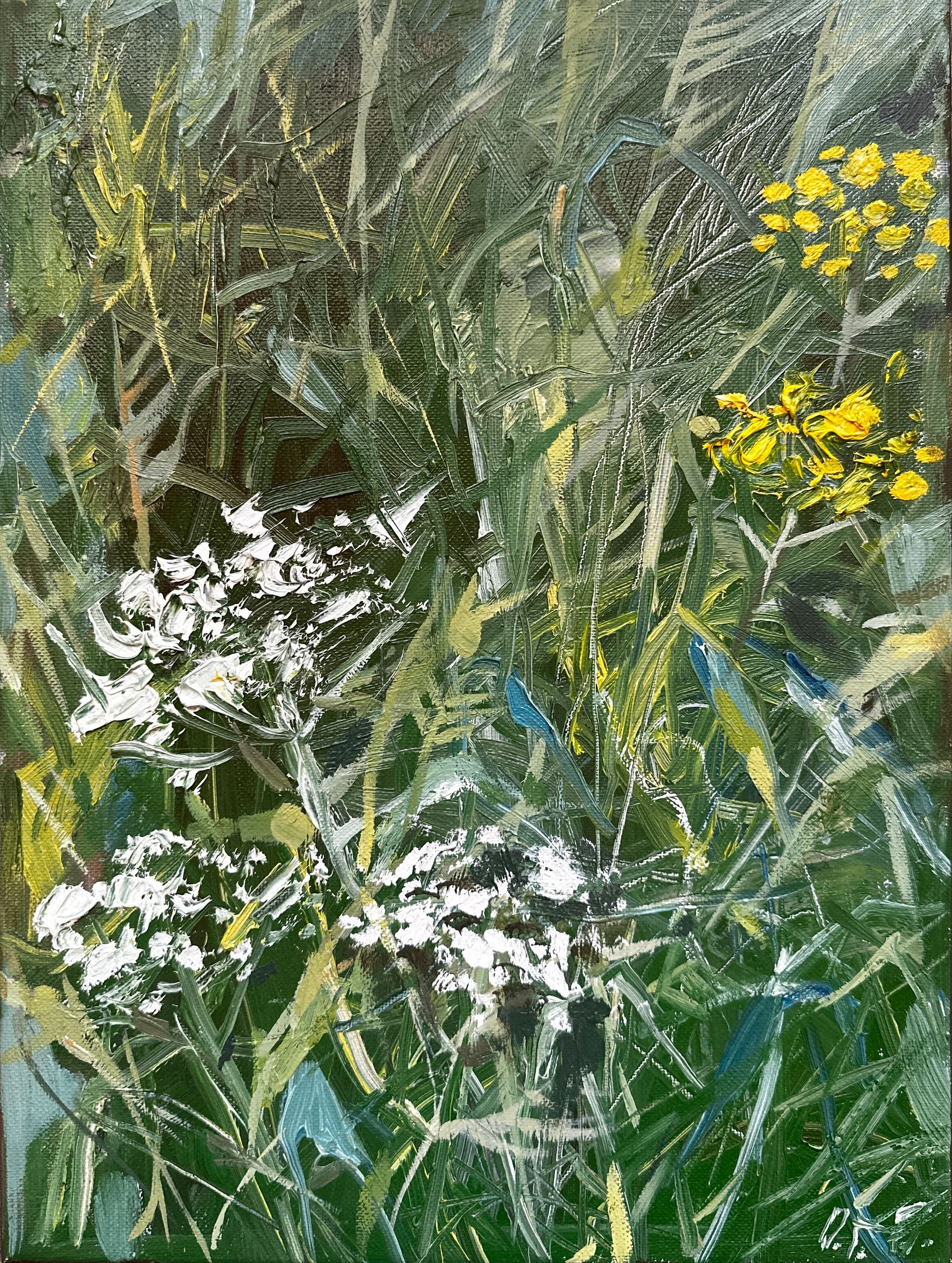 Оксана Горбунова (Картина, живопись - 
                  30 x 40 см) Мокрая трава