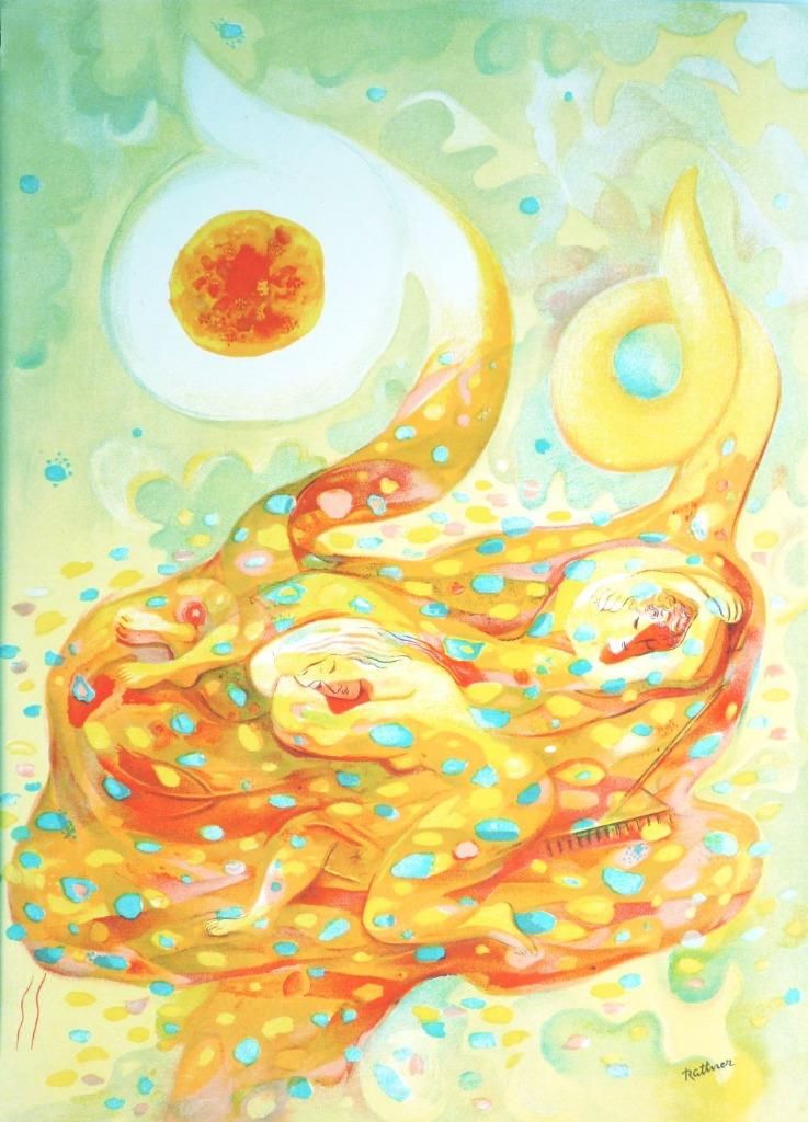 Авраам Раттнер (Графика печатная - 
                  26 x 35.5 см) Четыре времени года: Осень