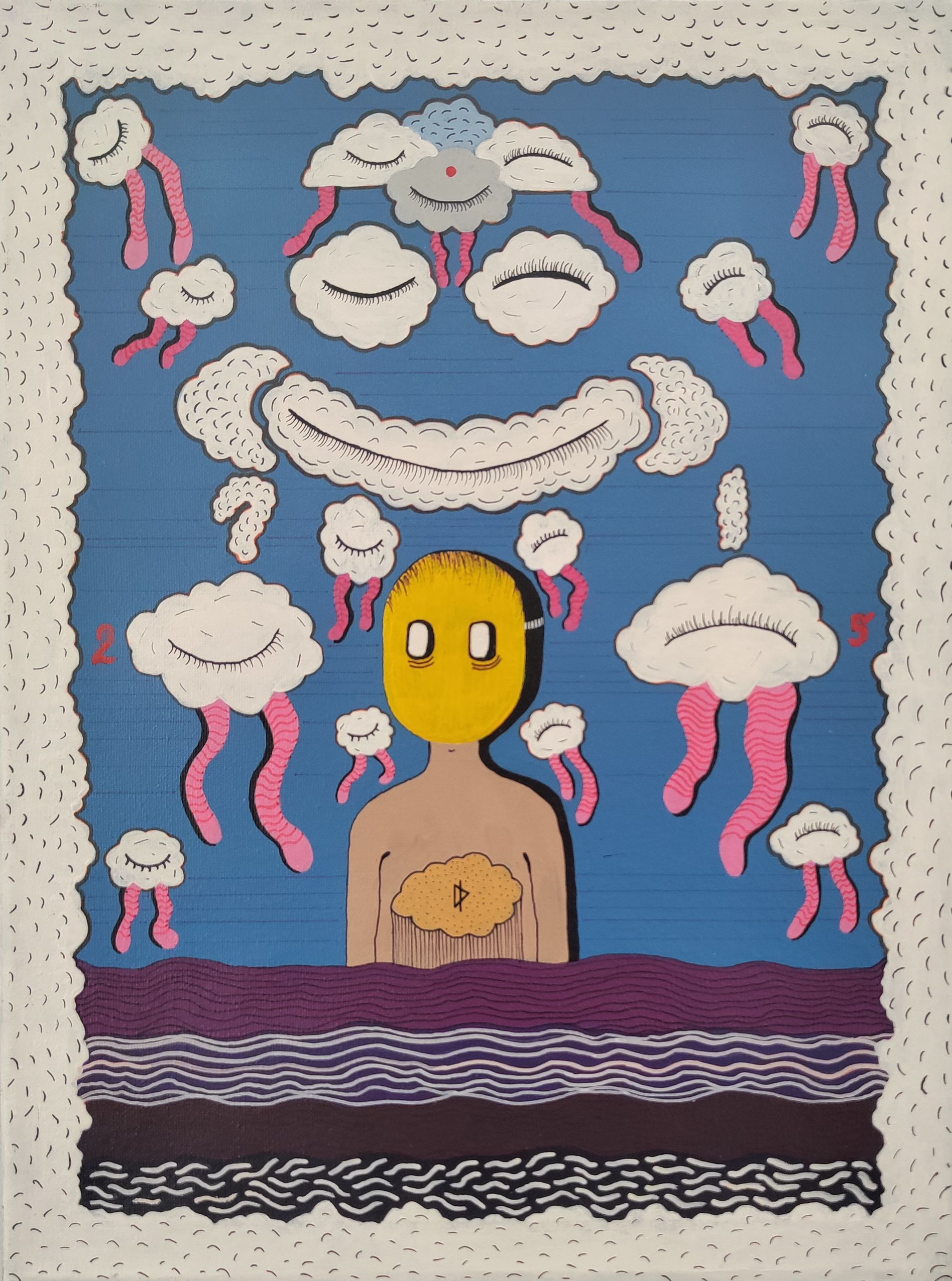 Никита Дорофеев (Dorothy Insane) (Картина, живопись - 
                  40 x 50 см) Cloud 25