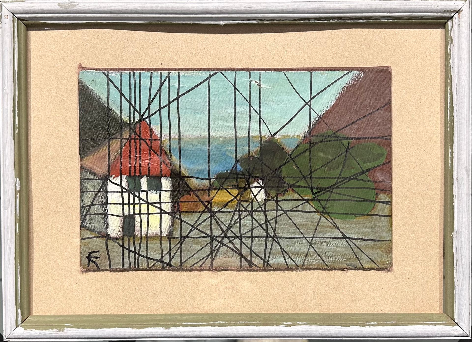Клара Голицына (Авторская графика - 
                  32 x 23 см) Селение между гор